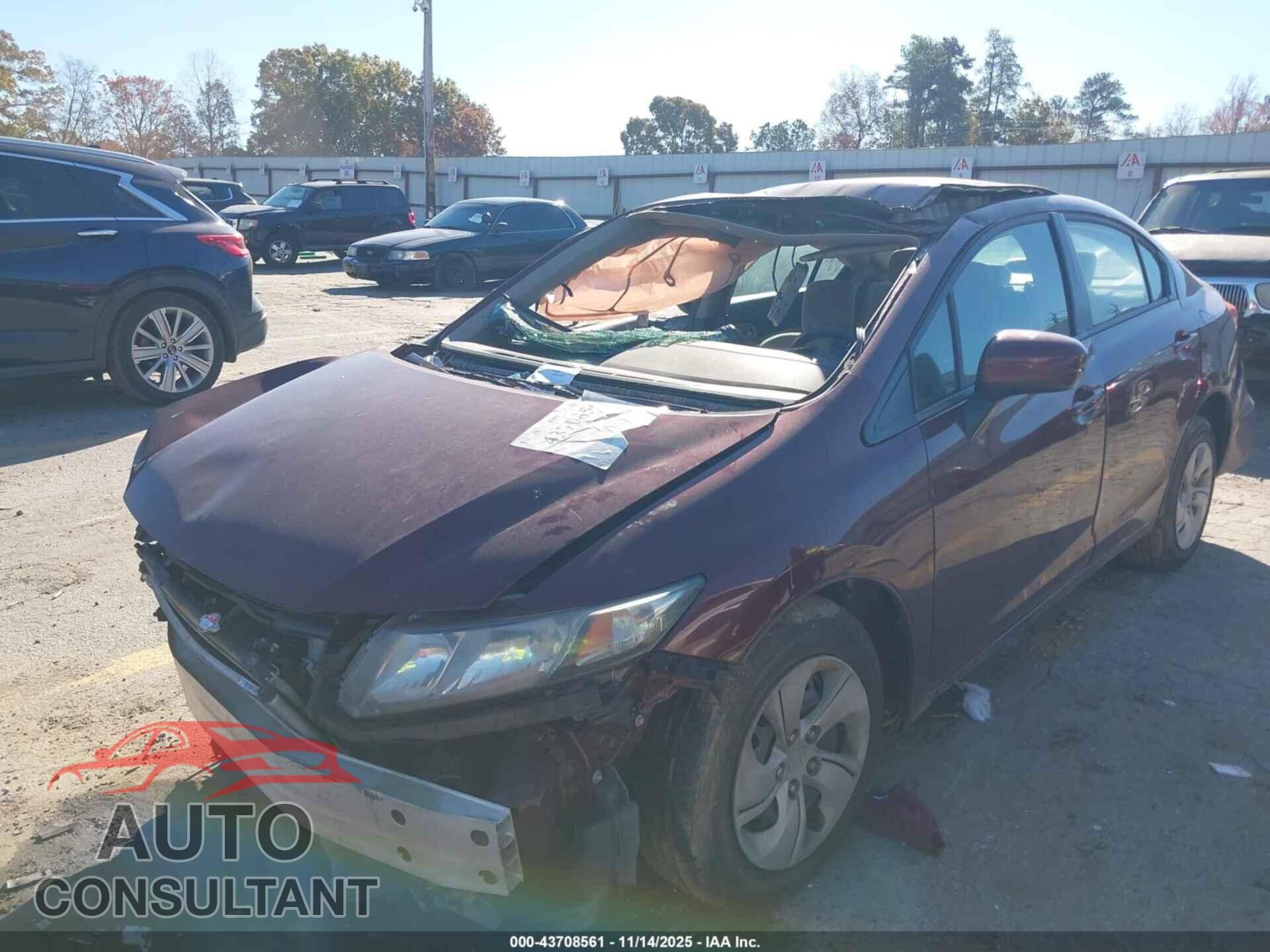 HONDA CIVIC 2015 - 19XFB2F54FE070328