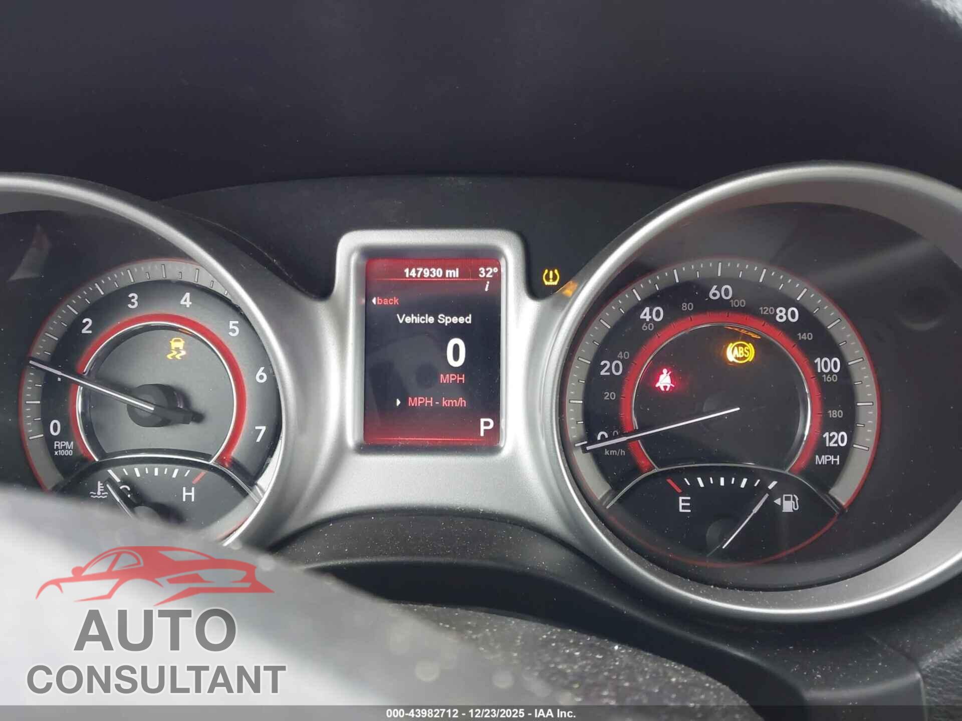 DODGE JOURNEY 2012 - 3C4PDCAB3CT344773