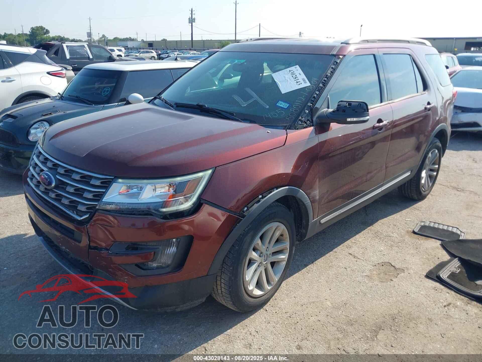 FORD EXPLORER 2016 - 1FM5K7D82GGB61455