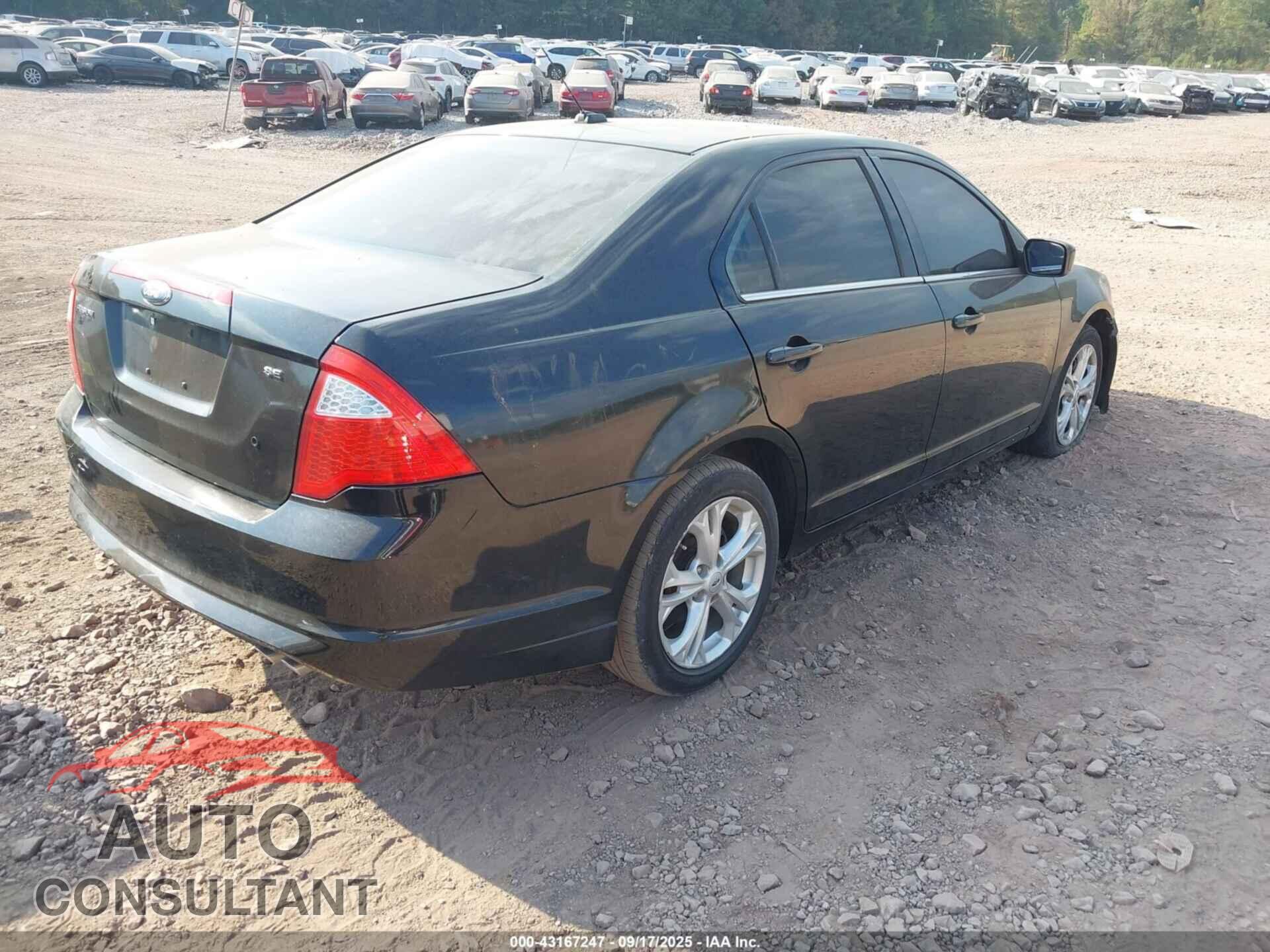 FORD FUSION 2012 - 3FAHP0HA4CR145015