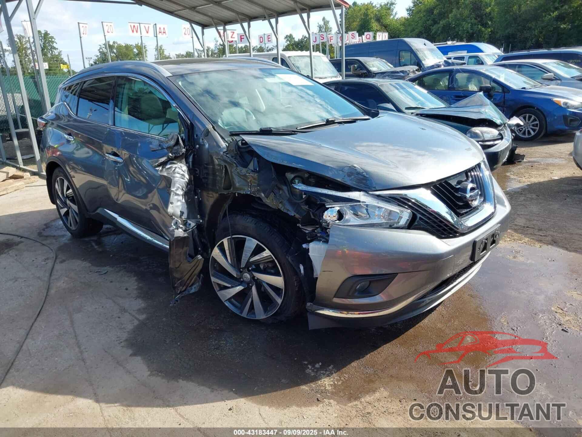 NISSAN MURANO 2015 - 5N1AZ2MH2FN280940