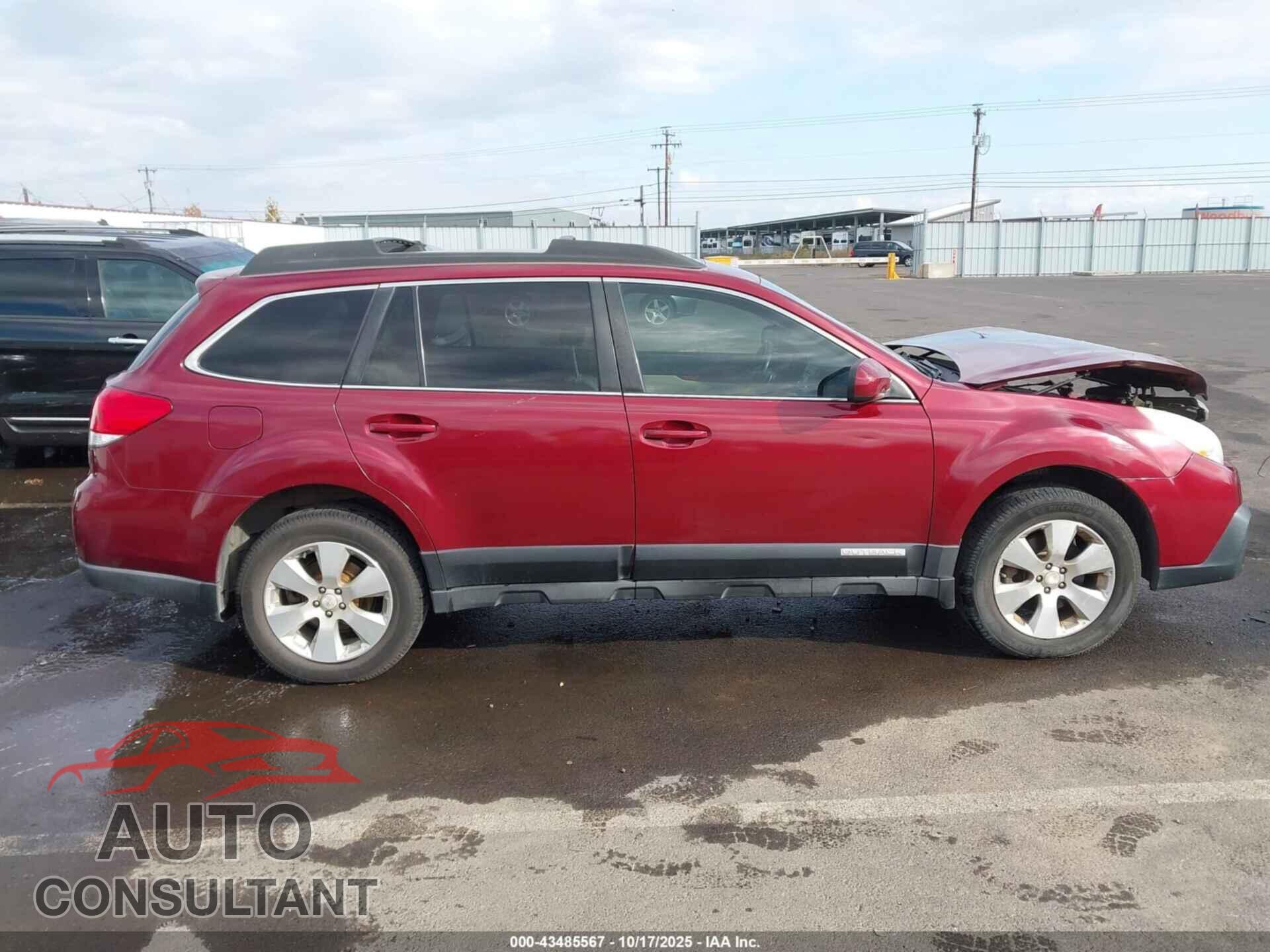 SUBARU OUTBACK 2011 - 4S4BRDKC6B2418059