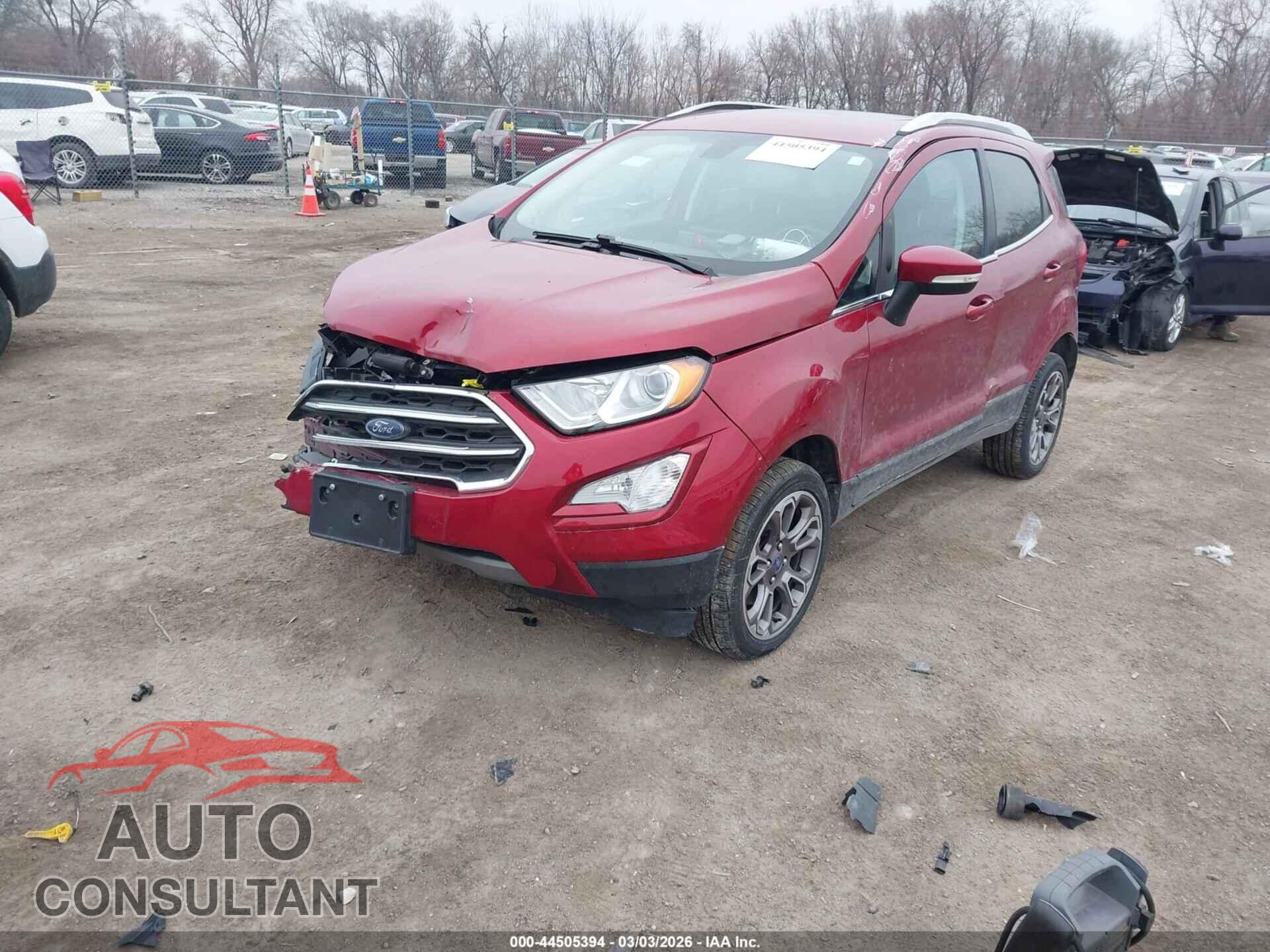 FORD ECOSPORT 2022 - MAJ6S3KLXNC457309
