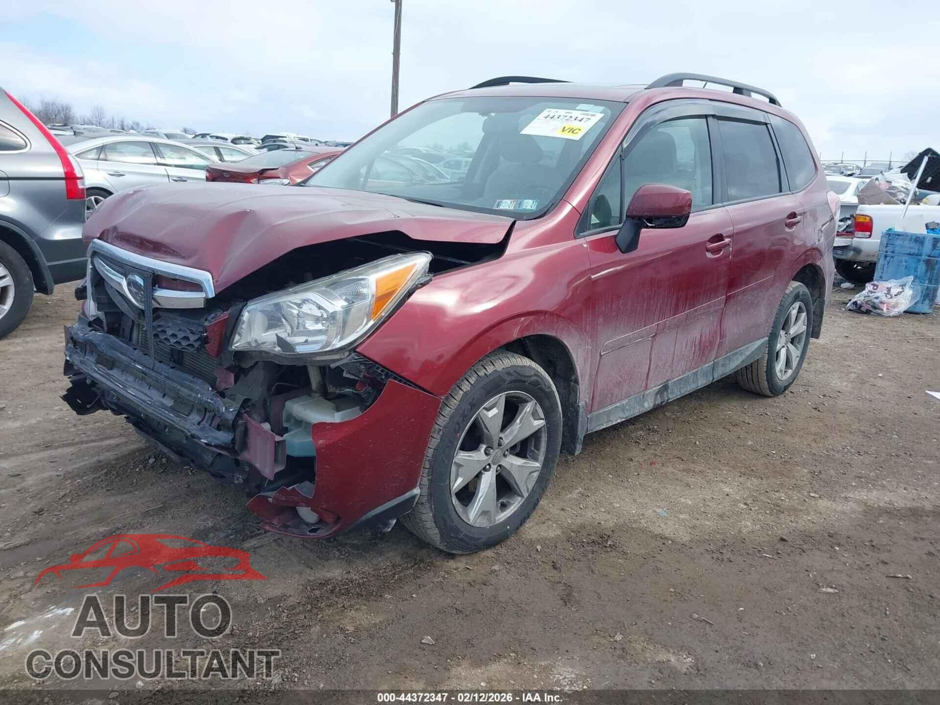 SUBARU FORESTER 2015 - JF2SJADC4FH492012