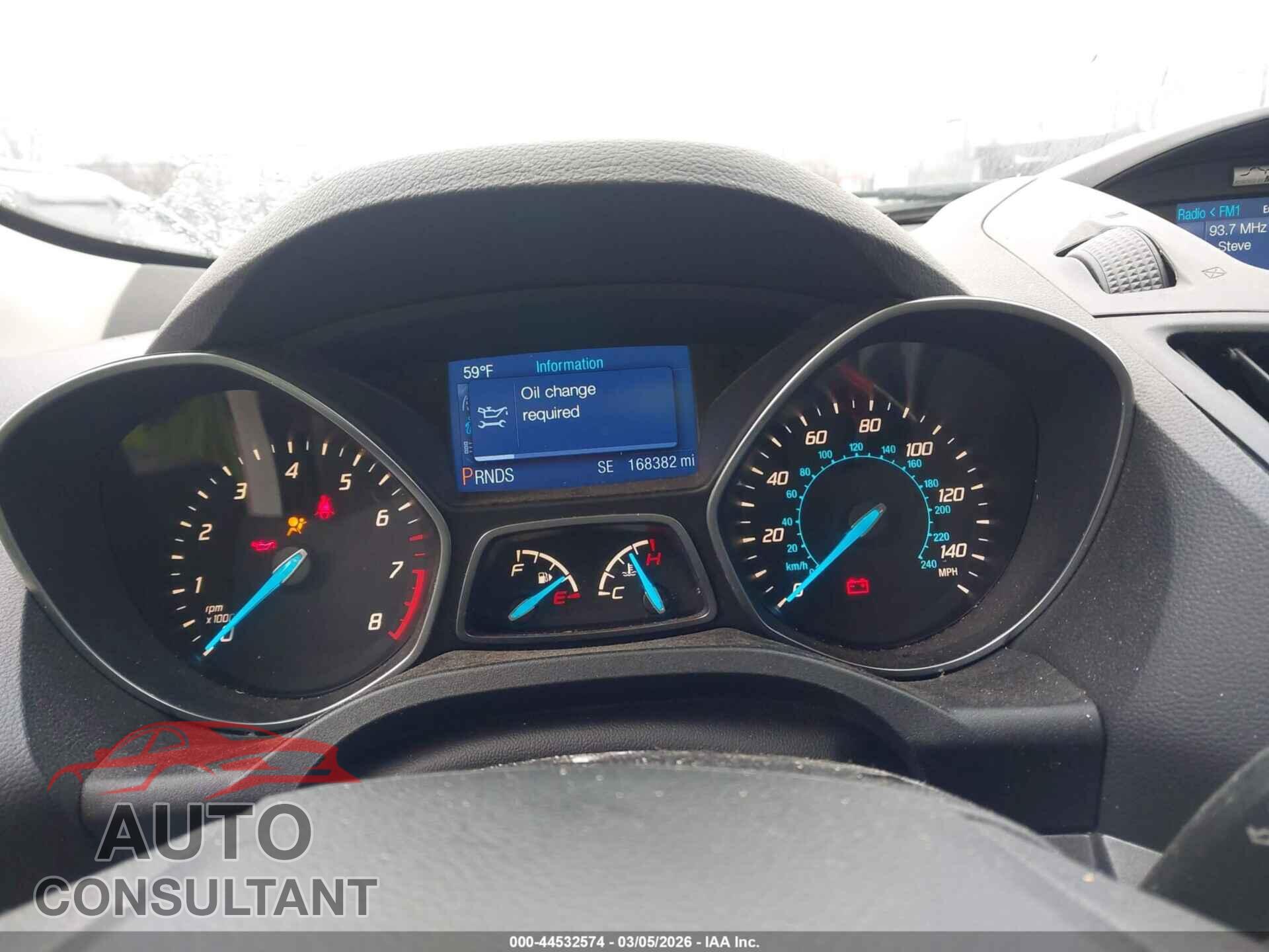 FORD ESCAPE 2013 - 1FMCU0F72DUD16502