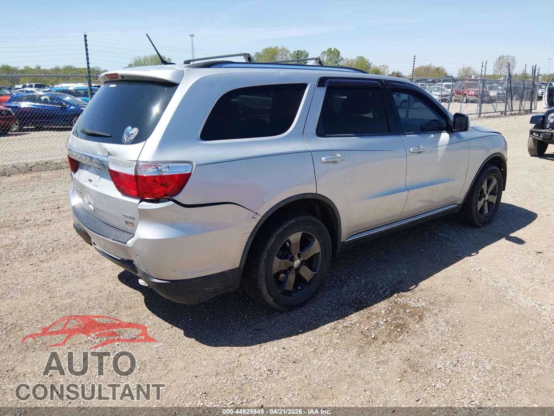 DODGE DURANGO 2011 - 1D4RE4GG3BC650738