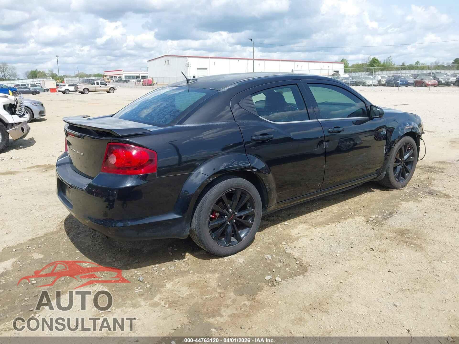 DODGE AVENGER 2013 - 1C3CDZCB5DN655092