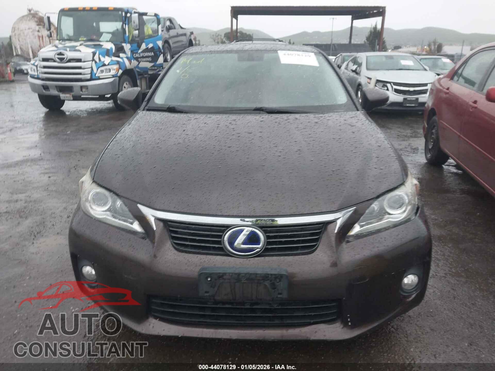 LEXUS CT 200H 2011 - JTHKD5BH4B2037863