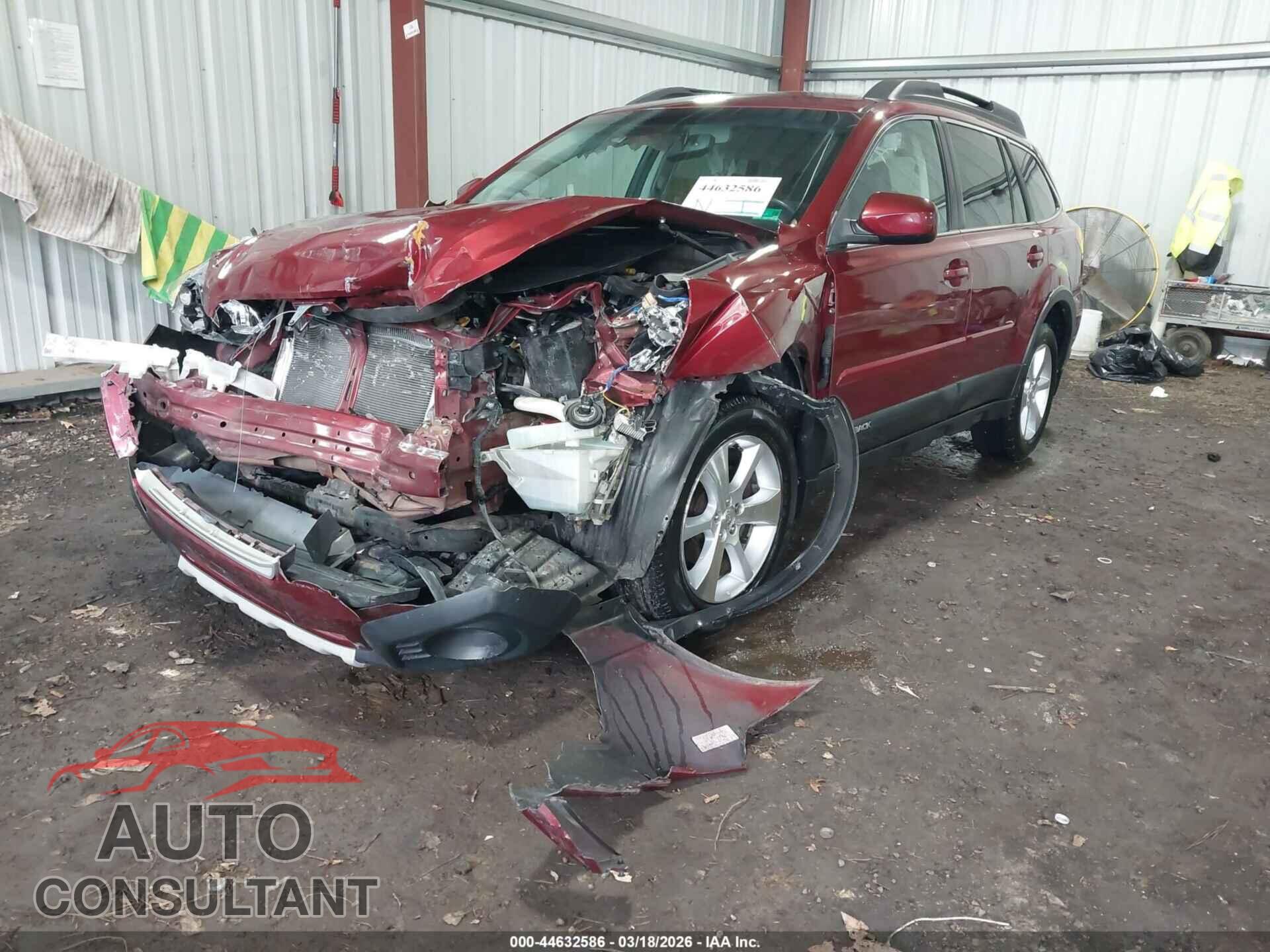SUBARU OUTBACK 2014 - 4S4BRBLC4E3309228