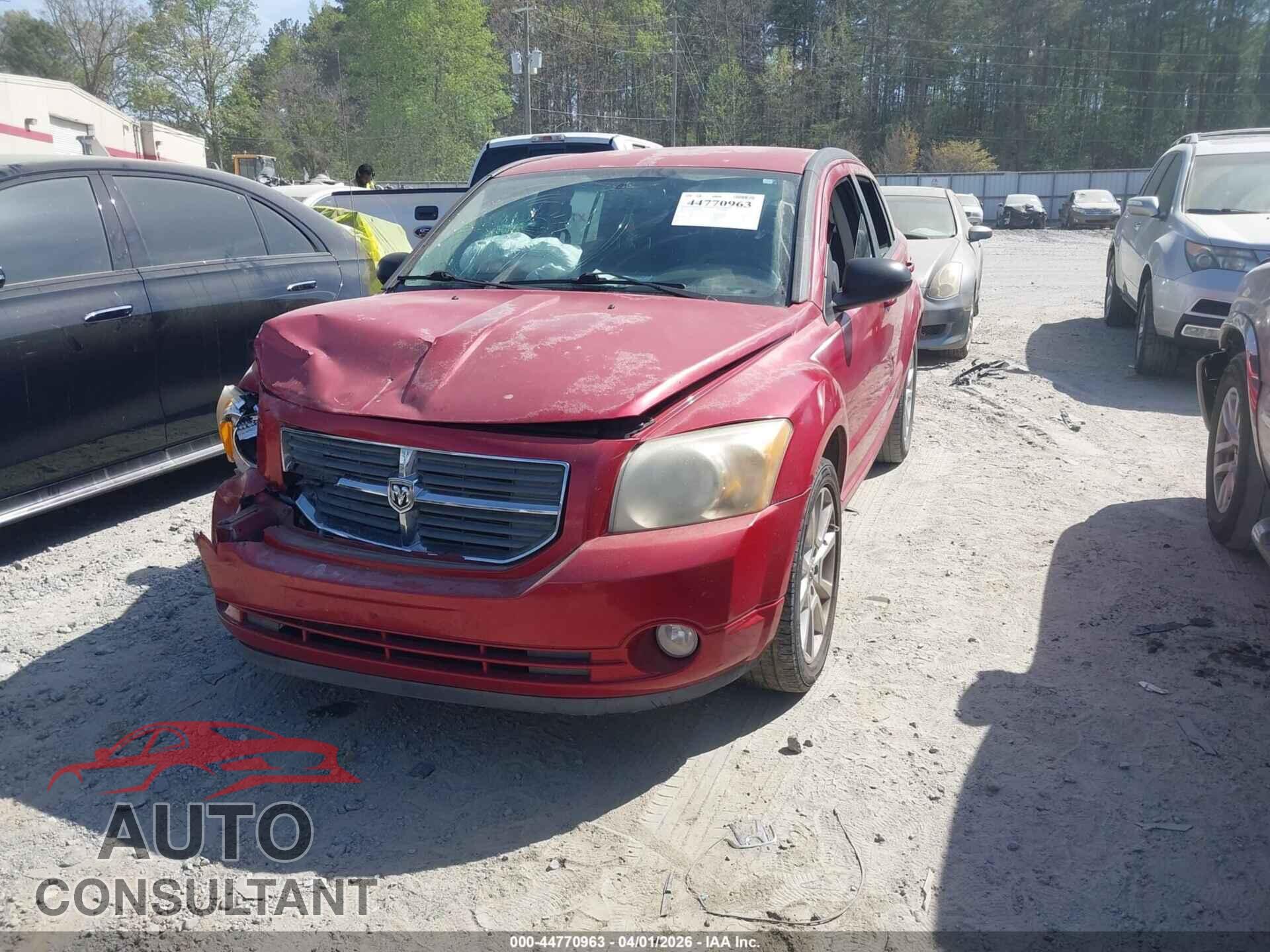 DODGE CALIBER 2012 - 1C3CDWEA6CD529346