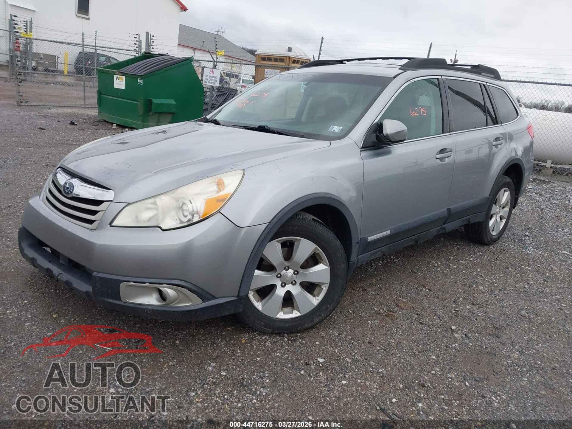 SUBARU OUTBACK 2011 - 4S4BRBGC2B3426568