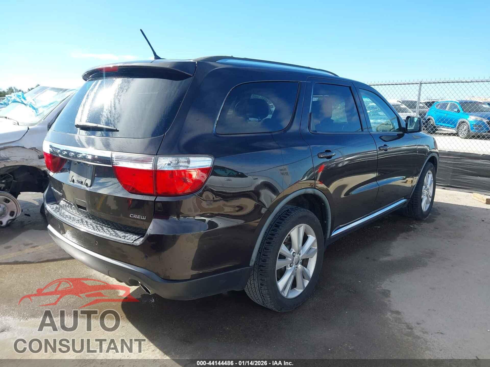 DODGE DURANGO 2012 - 1C4RDHDG3CC196889