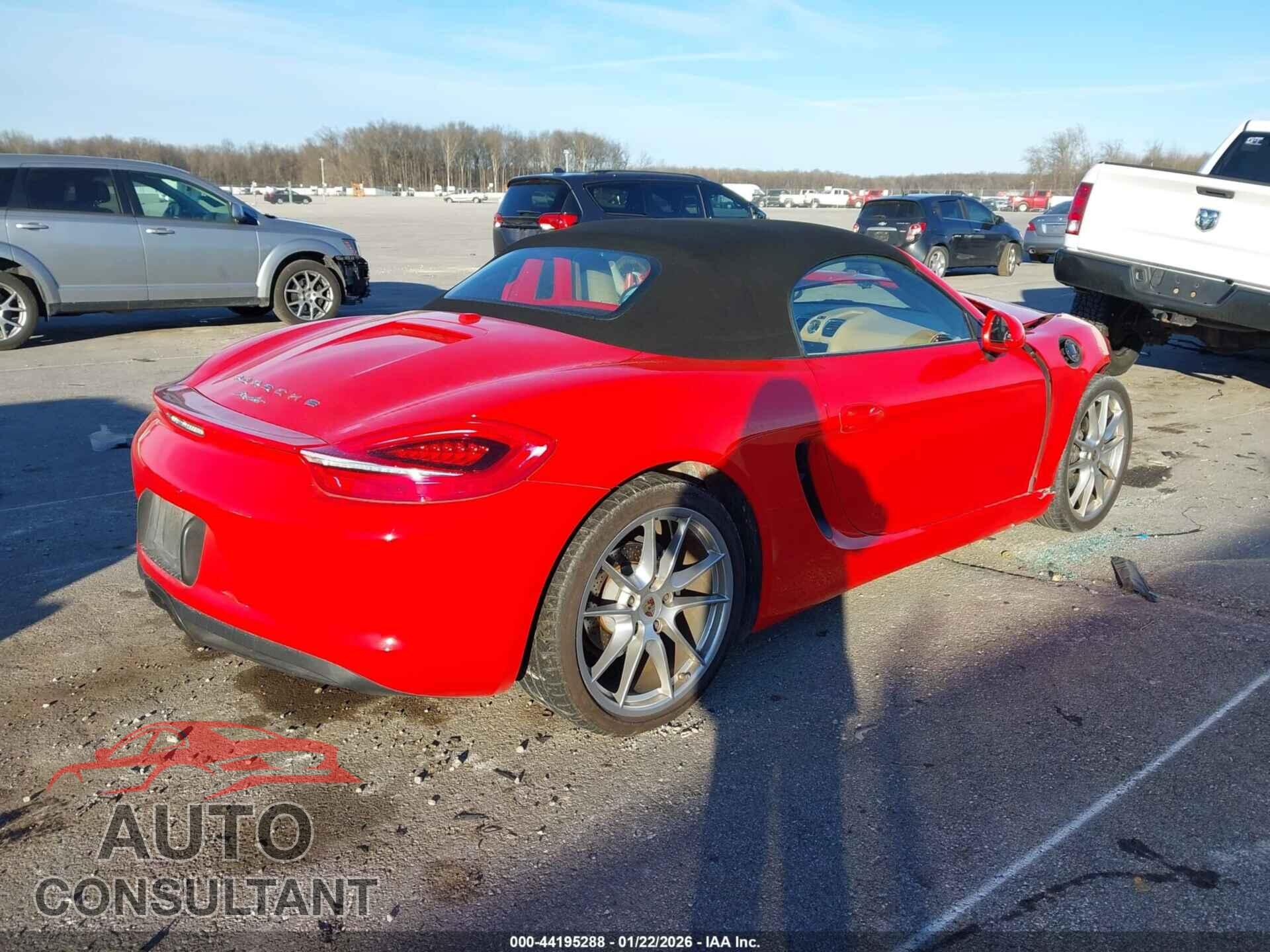 PORSCHE BOXSTER 2013 - WP0CA2A88DS113568