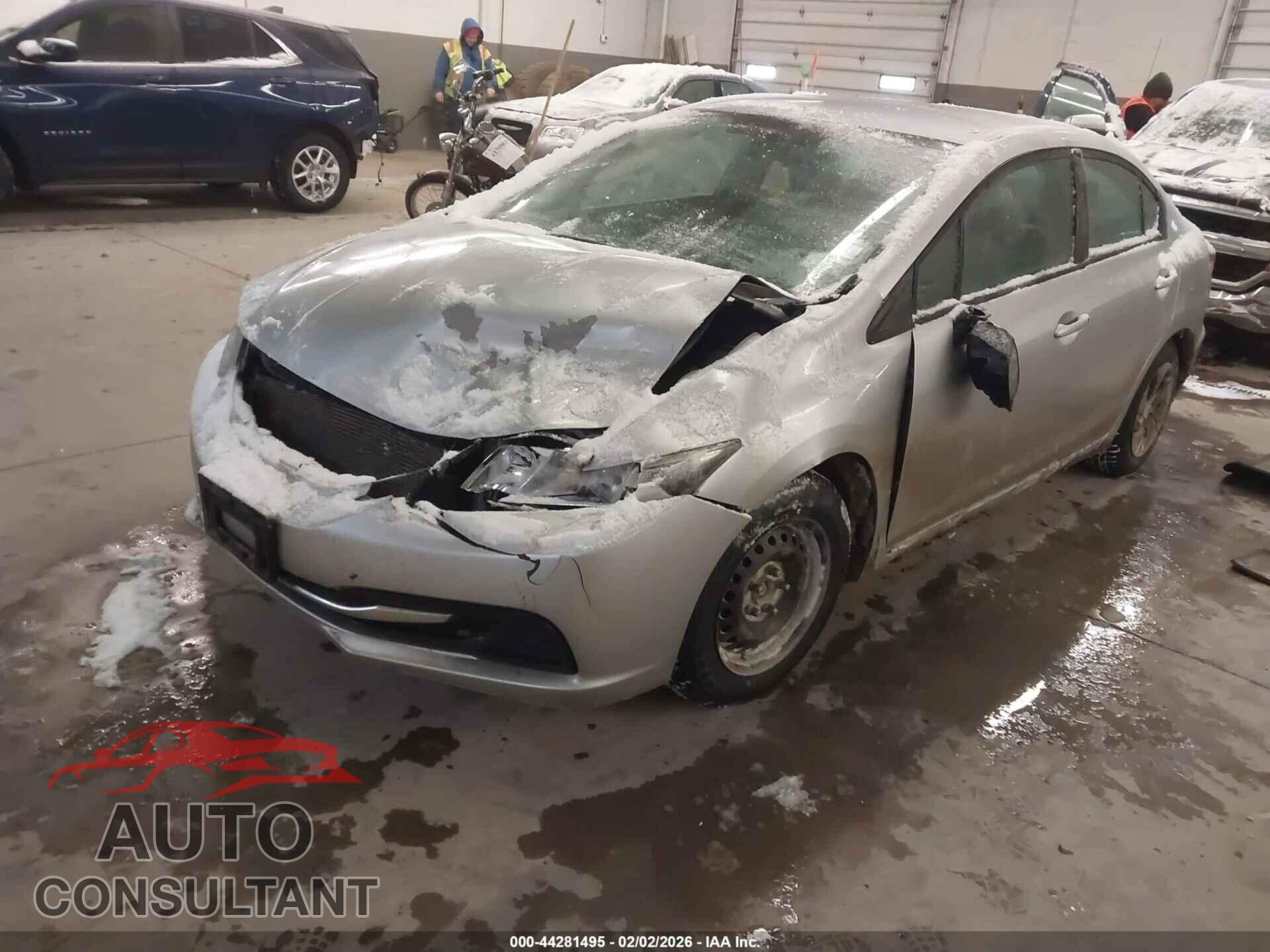 HONDA CIVIC 2013 - 2HGFB2F52DH582012
