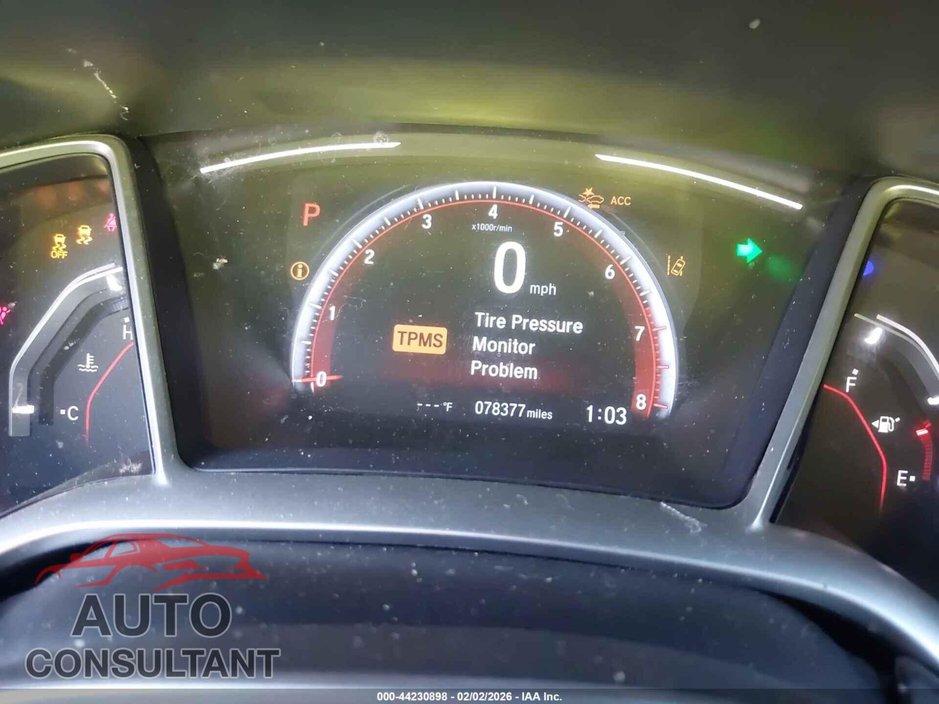 HONDA CIVIC 2019 - 2HGFC2F84KH525718