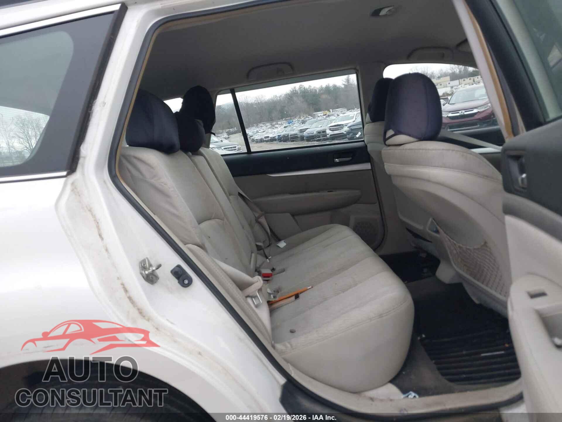 SUBARU OUTBACK 2012 - 4S4BRCAC7C3232103