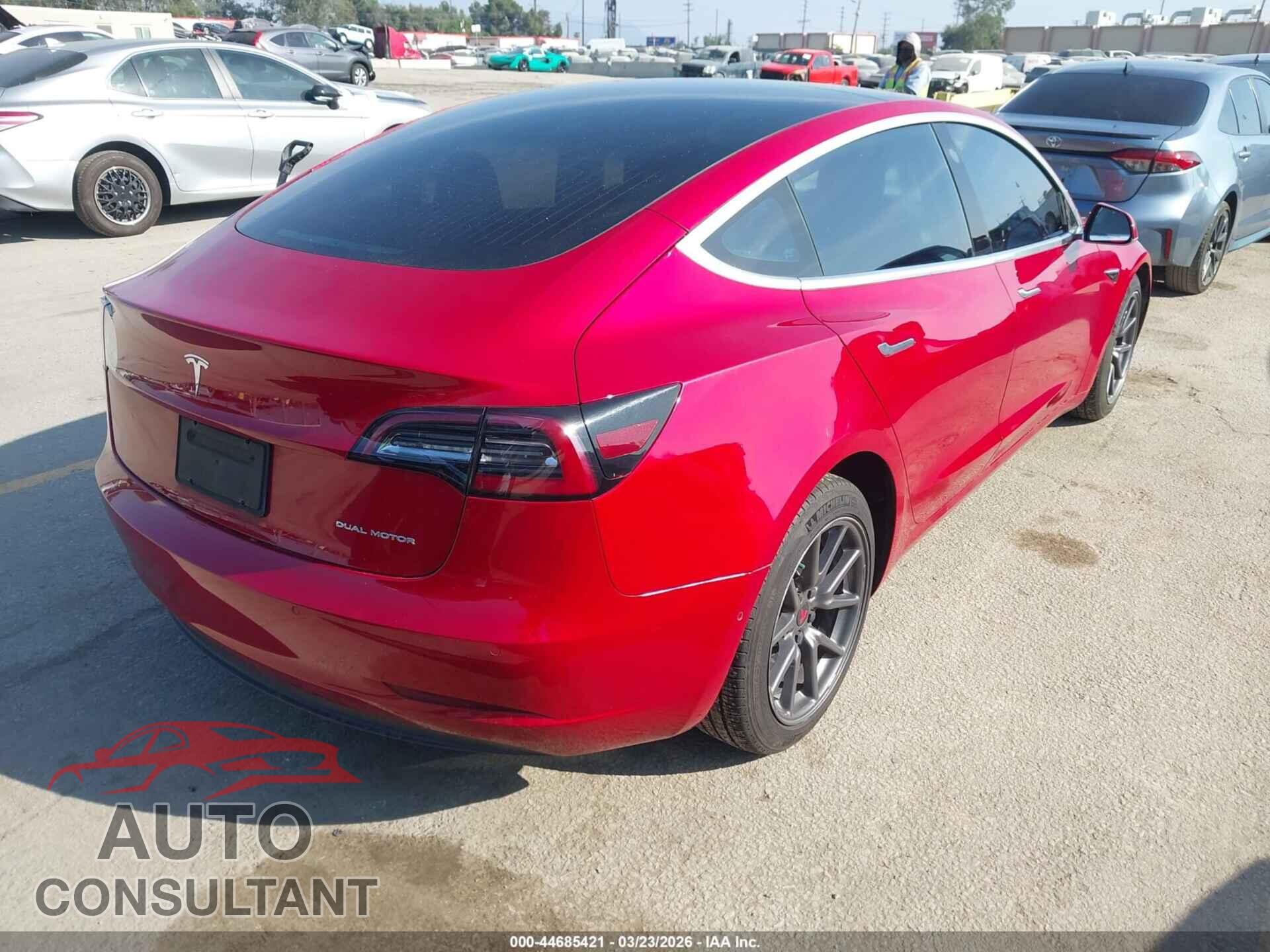 TESLA MODEL 3 2020 - 5YJ3E1EB7LF746367