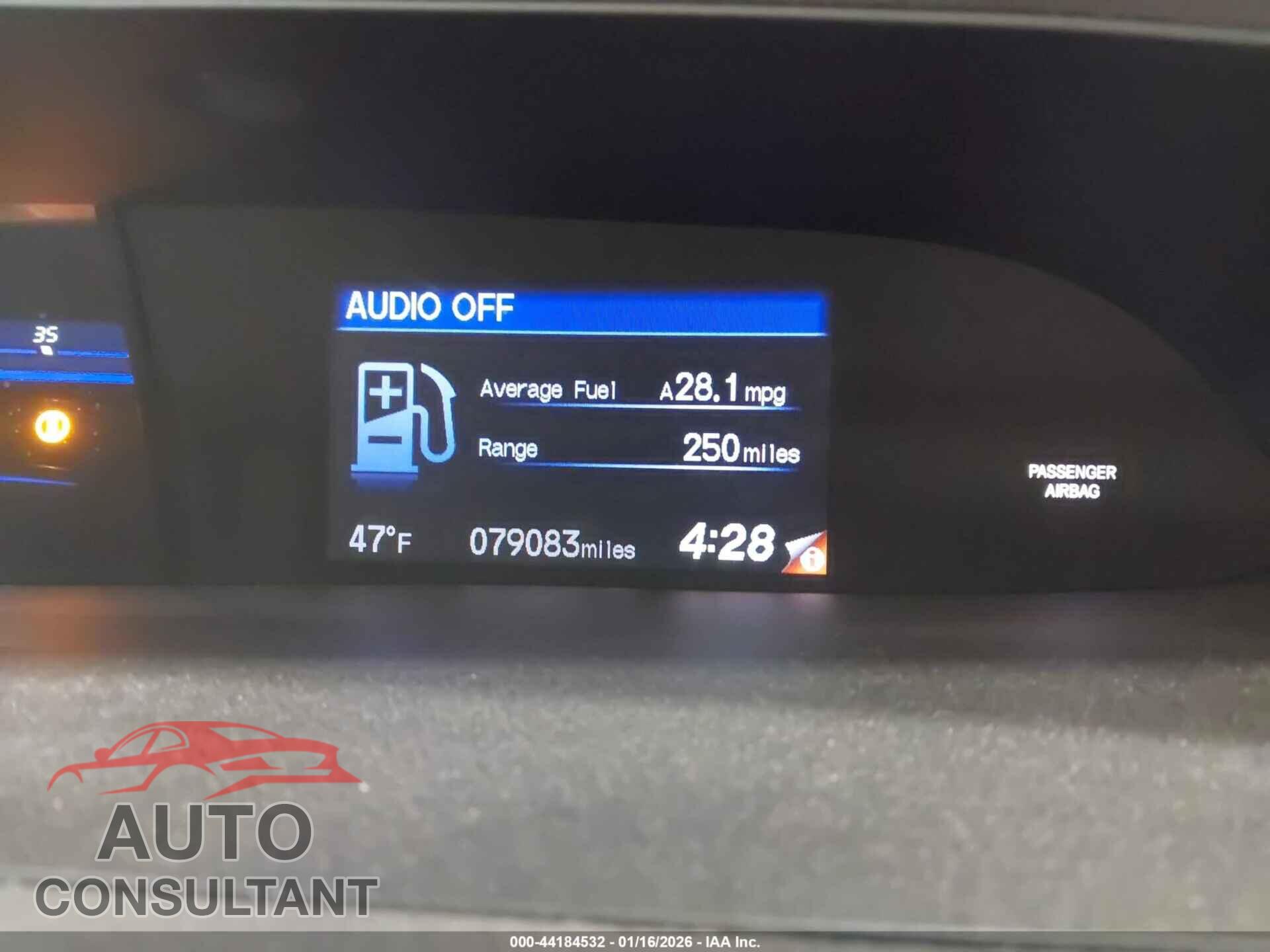 HONDA CIVIC 2012 - 19XFB2F99CE076785