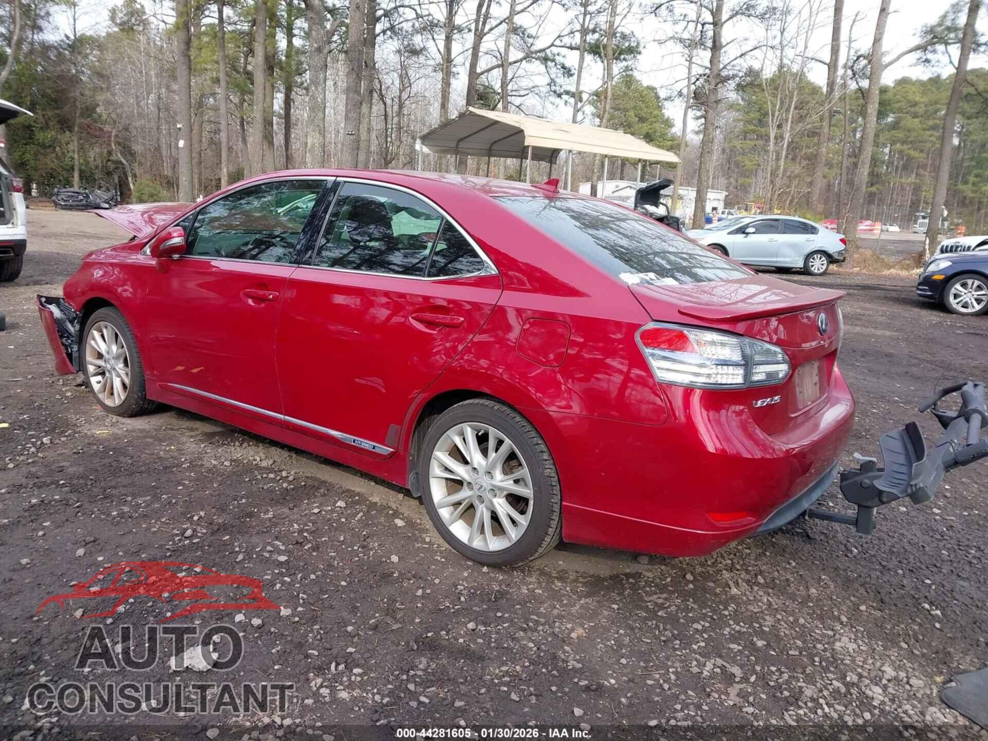 LEXUS HS 250H 2010 - JTHBB1BA0A2035463