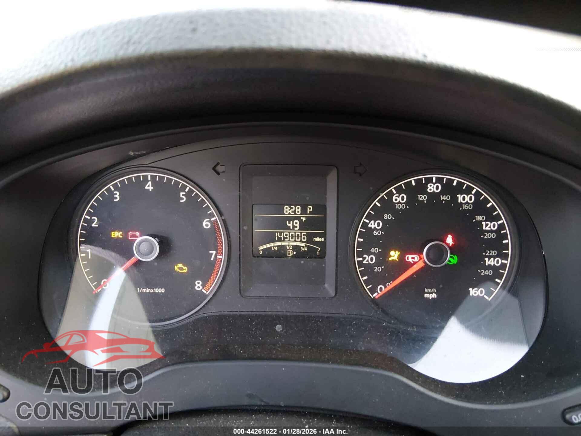 VOLKSWAGEN JETTA 2012 - 3VW2K7AJ7CM337461