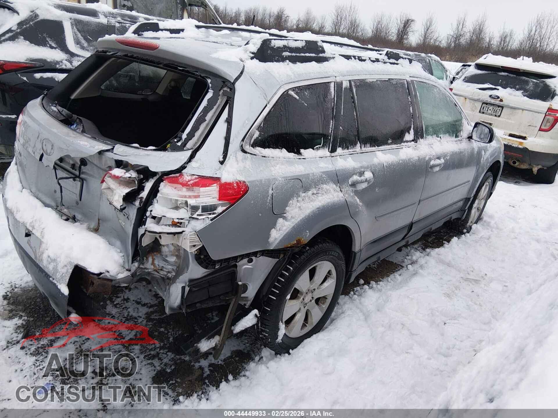 SUBARU OUTBACK 2012 - 4S4BRBCC3C3278275