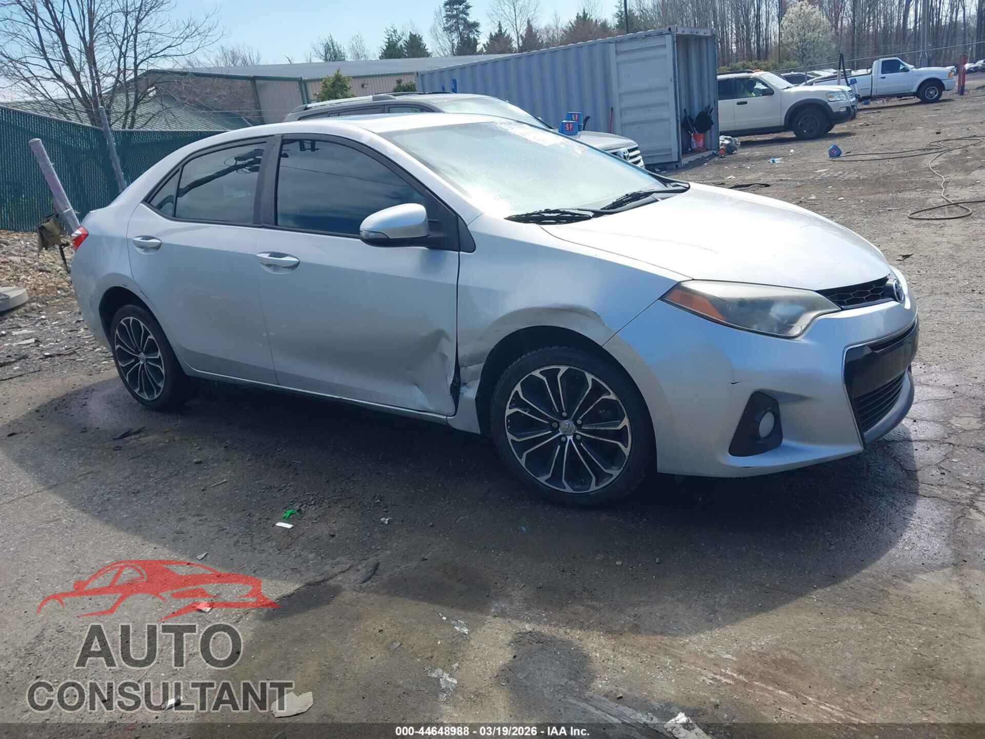 TOYOTA COROLLA 2014 - 2T1BURHE1EC012270