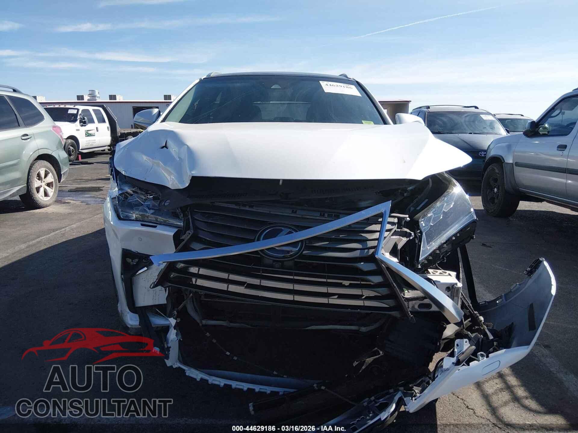LEXUS RX 450H 2017 - 2T2BGMCA9HC016355