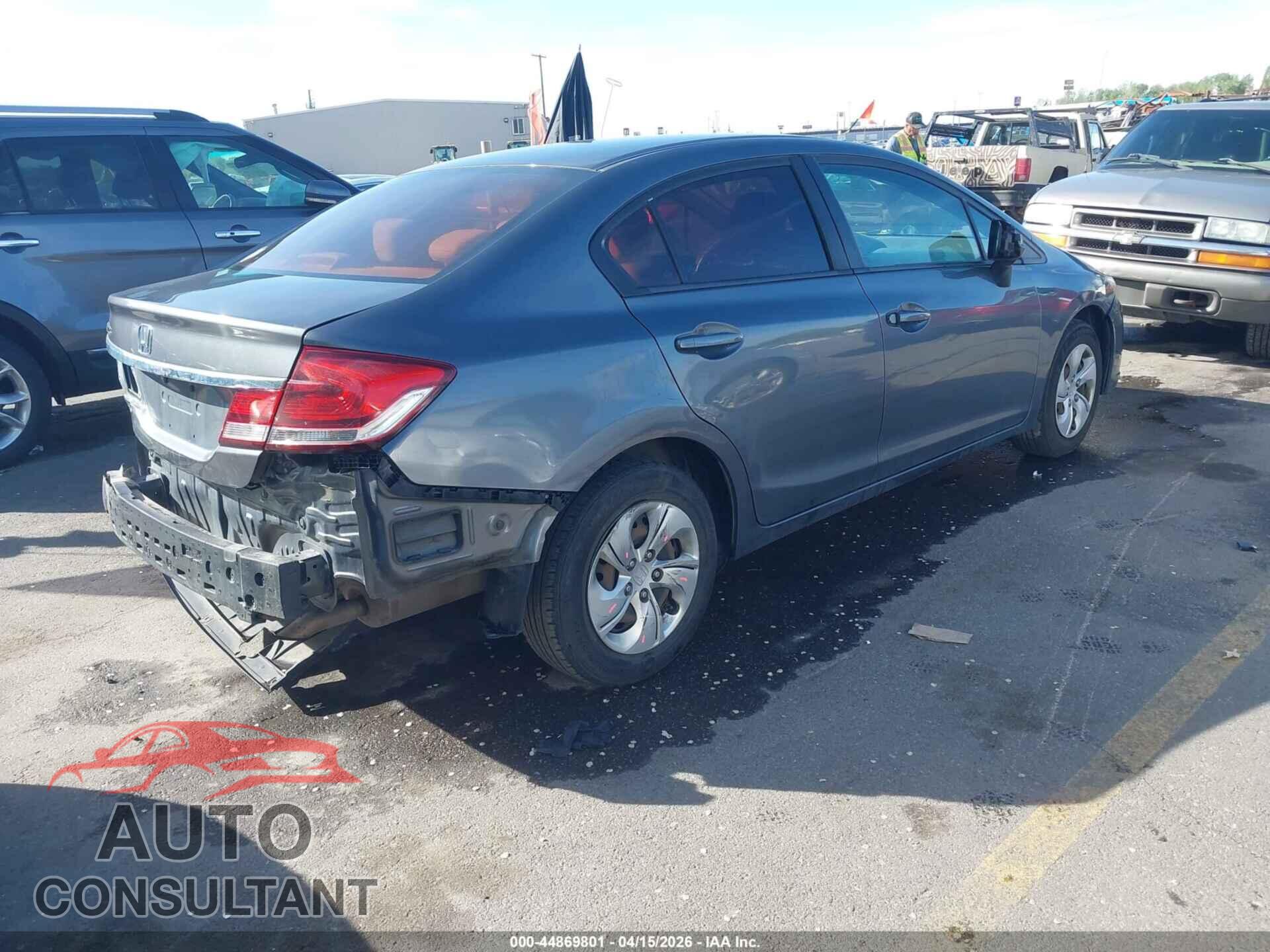 HONDA CIVIC 2013 - 19XFB2F52DE272680