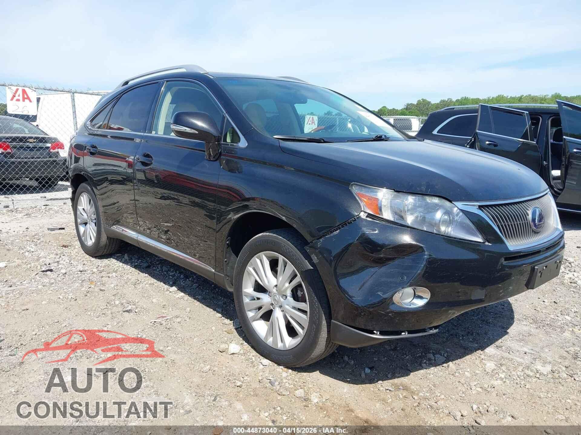 LEXUS RX 450H 2012 - JTJBC1BA2C2425074