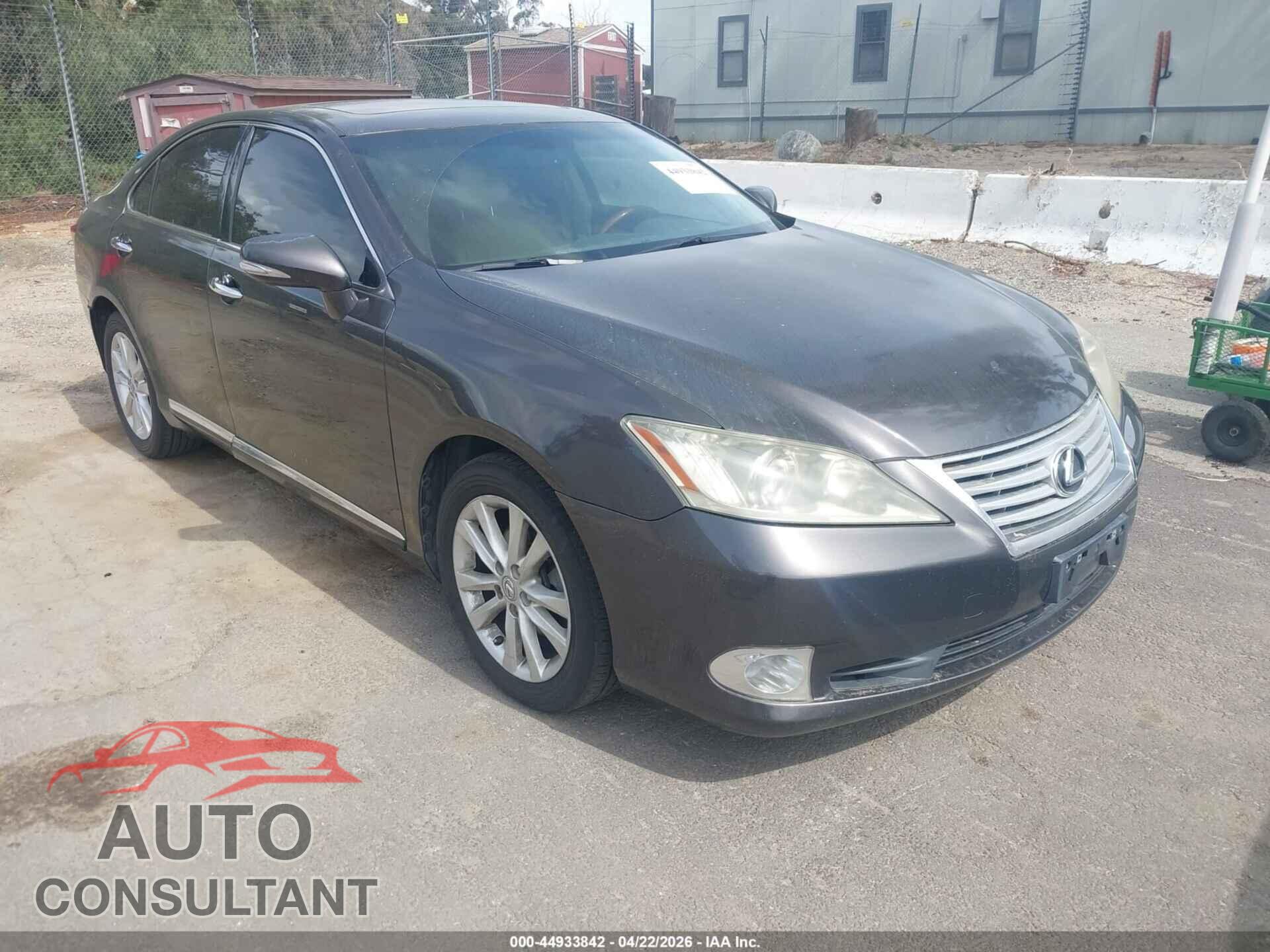 LEXUS ES 350 2011 - JTHBK1EG7B2465461