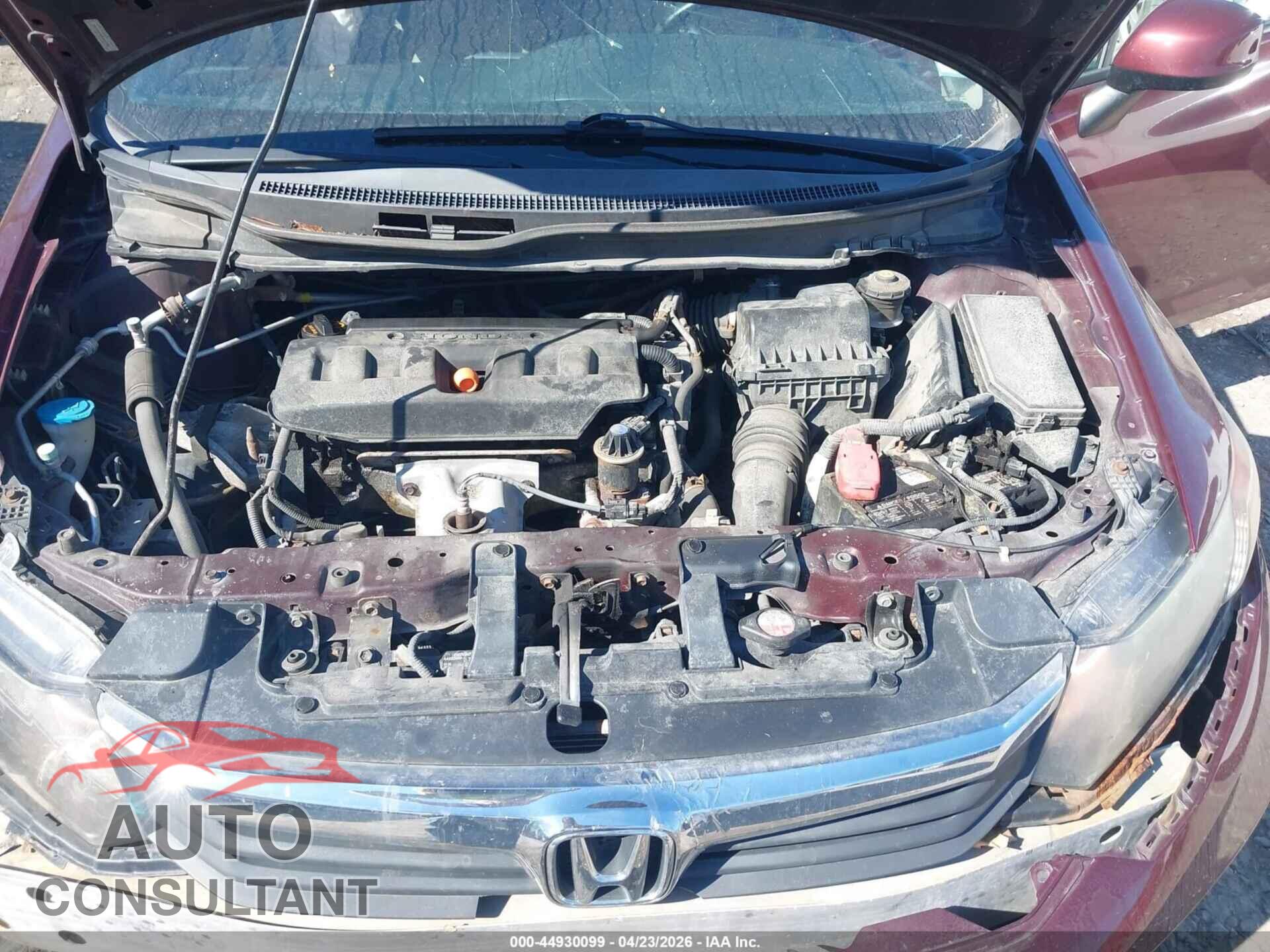 HONDA CIVIC 2012 - 2HGFB2F52CH537392