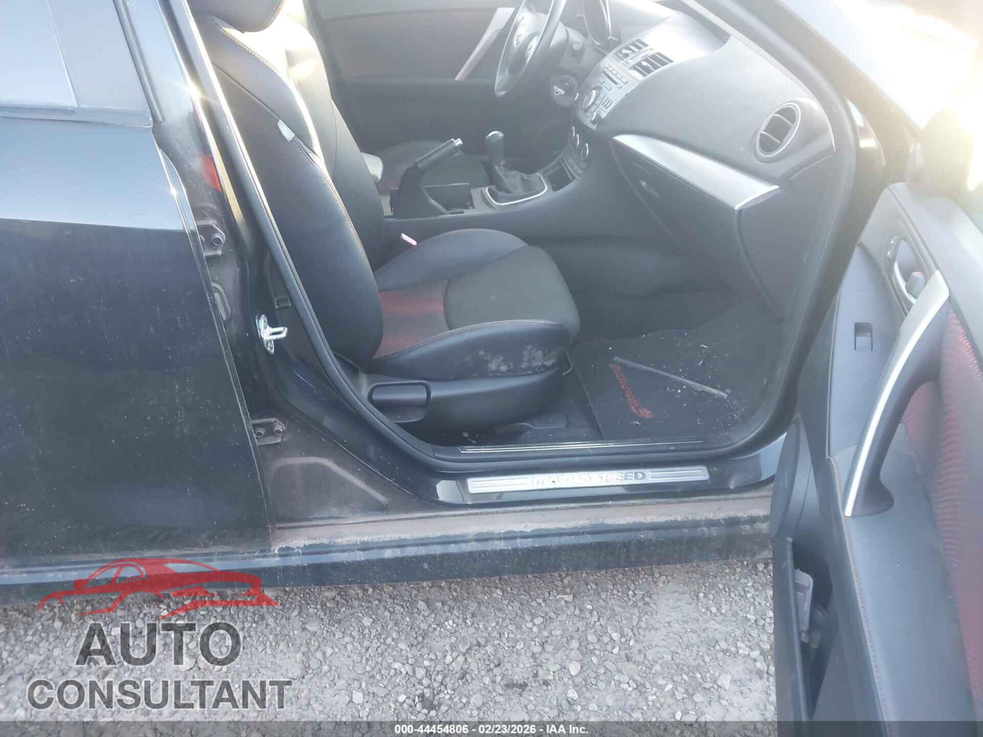 MAZDA MAZDASPEED3 2012 - JM1BL1L44C1539434