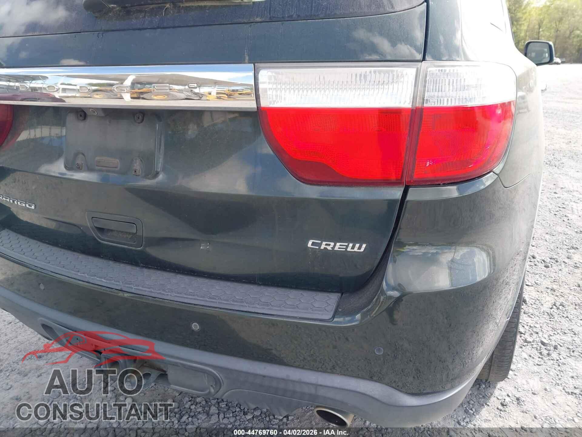 DODGE DURANGO 2011 - 1D4SD4GT2BC593174