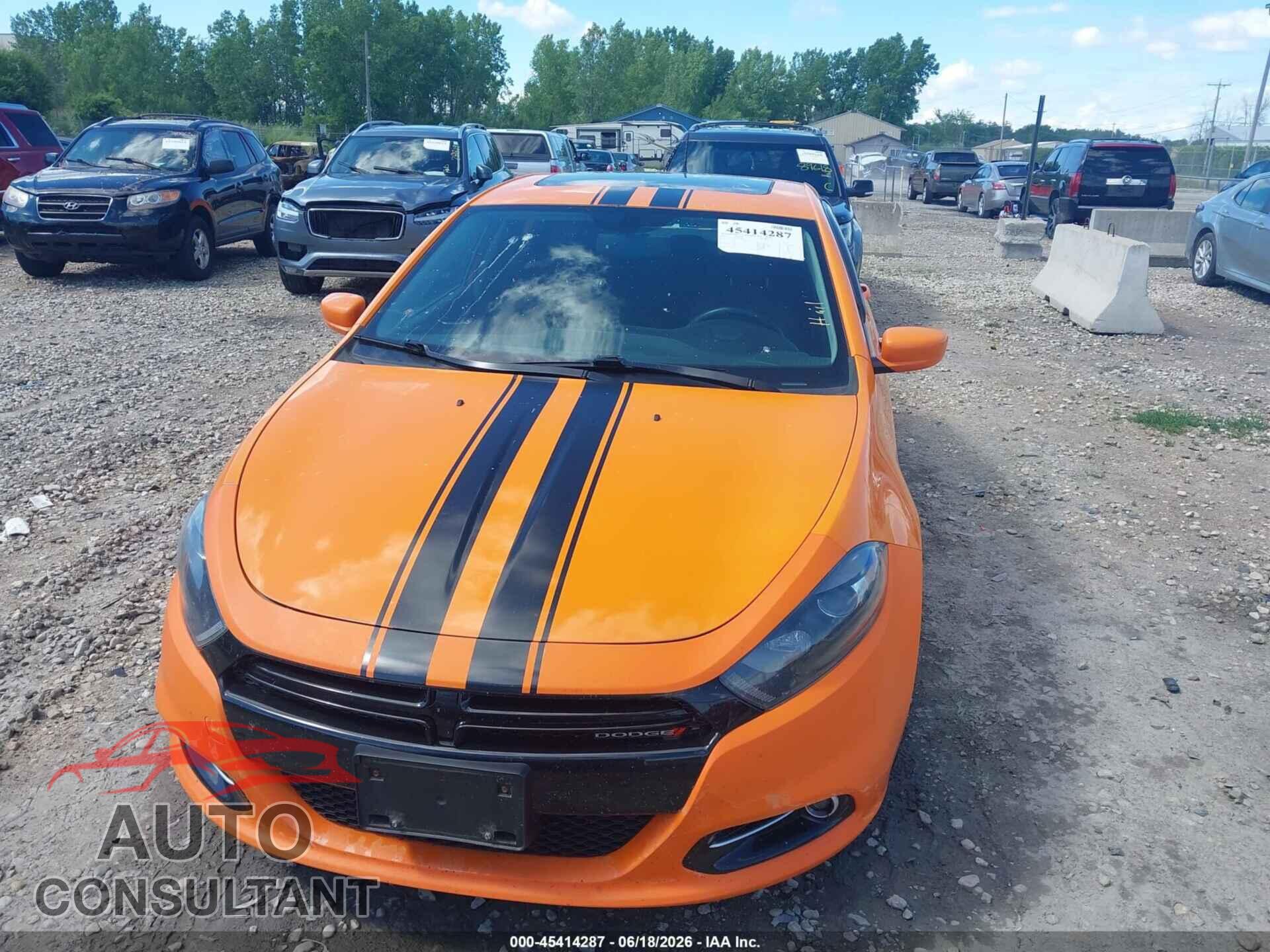 DODGE DART 2013 - 1C3CDFBA3DD320250