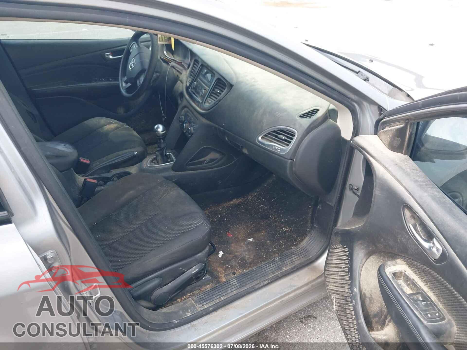 DODGE DART 2015 - 1C3CDFAA7FD434143
