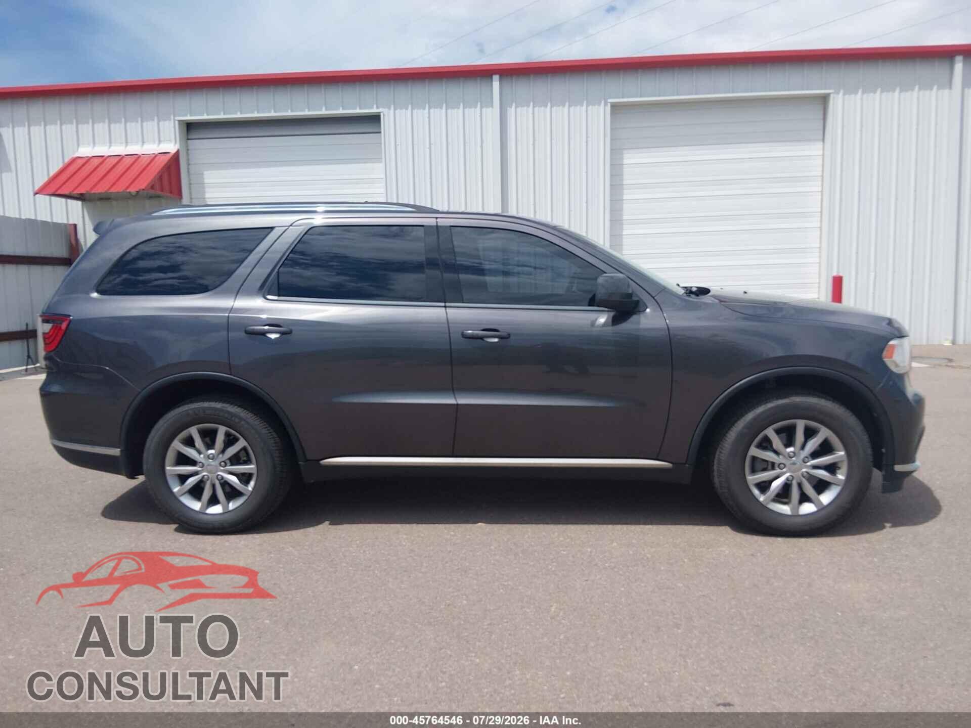 DODGE DURANGO 2017 - 1C4RDJAG3HC878657