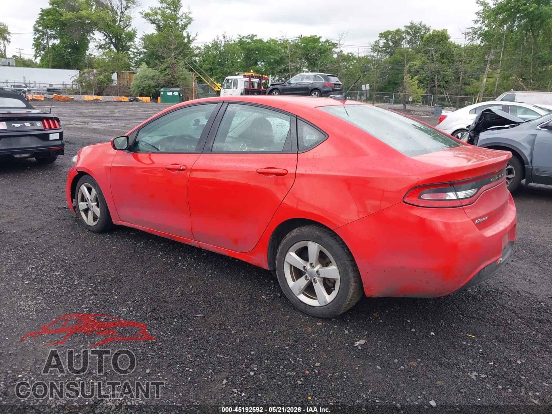 DODGE DART 2016 - 1C3CDFBA2GD660235