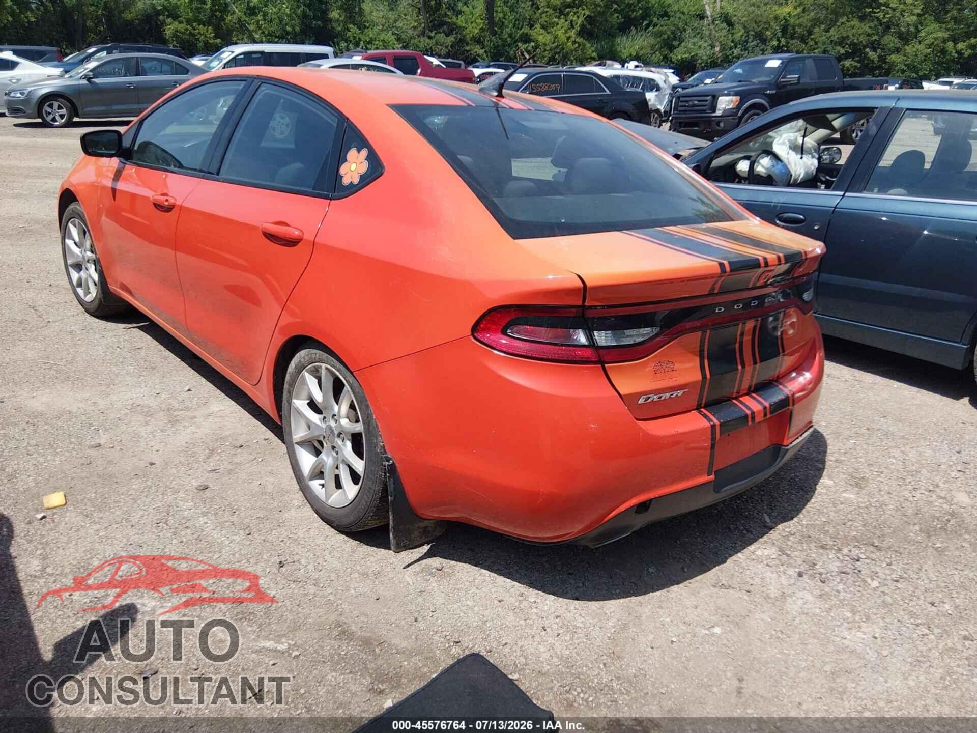 DODGE DART 2015 - 1C3CDFBB3FD252947