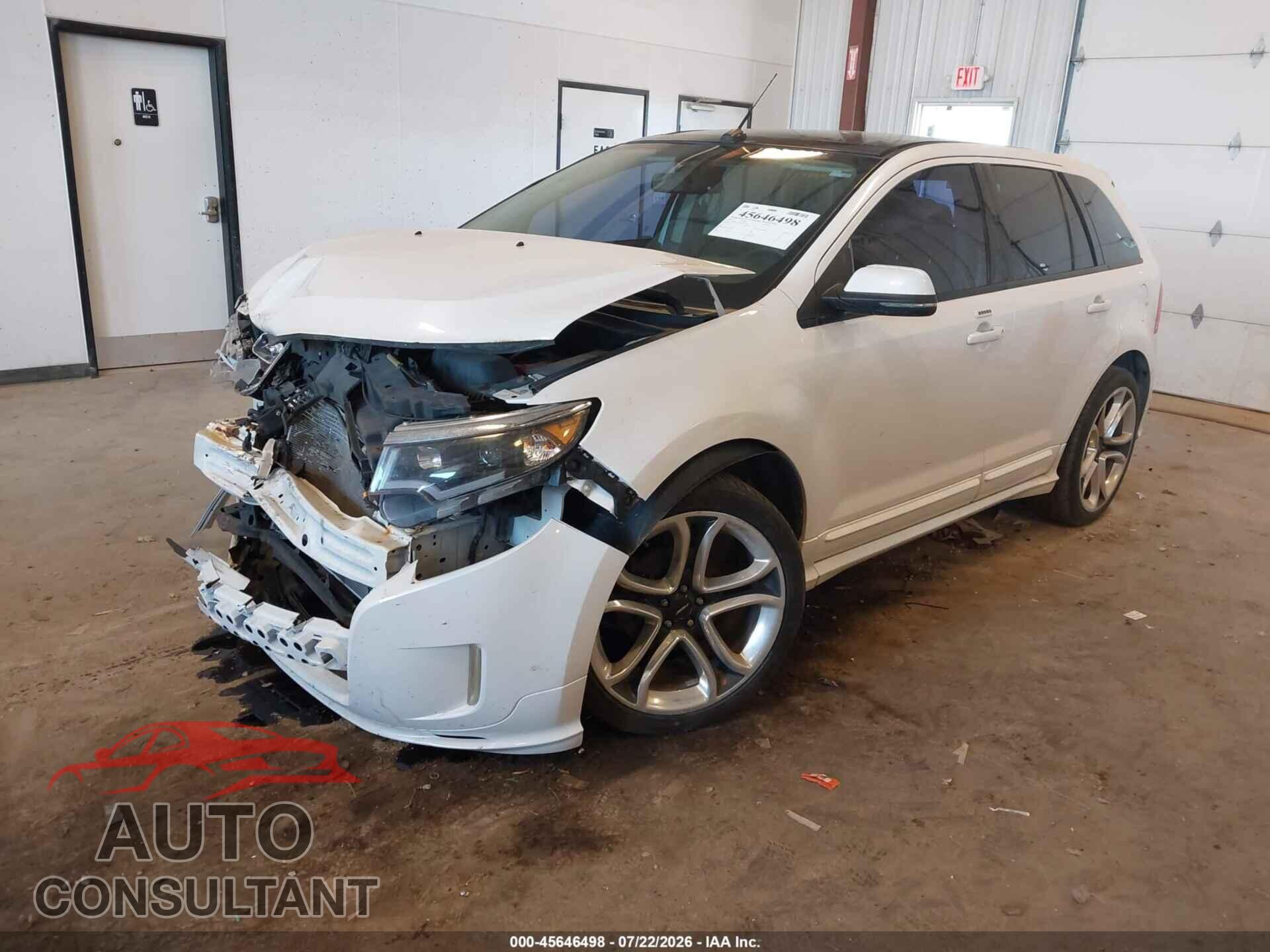 FORD EDGE 2012 - 2FMDK3AK1CBA36761