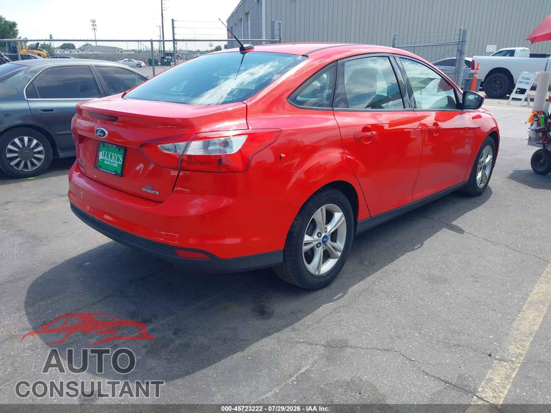 FORD FOCUS 2013 - 1FADP3F28DL272510