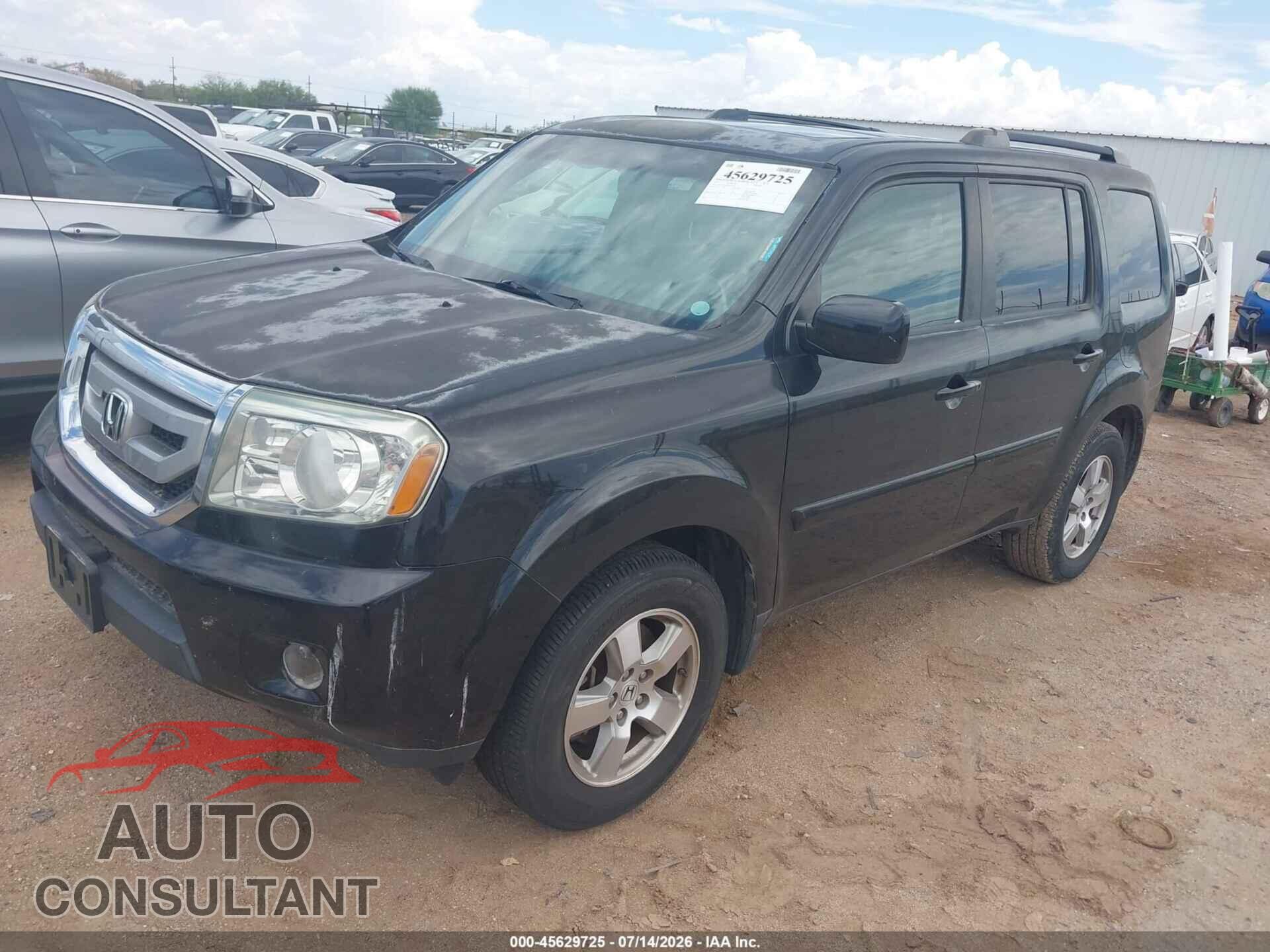 HONDA PILOT 2011 - 5FNYF3H57BB032256