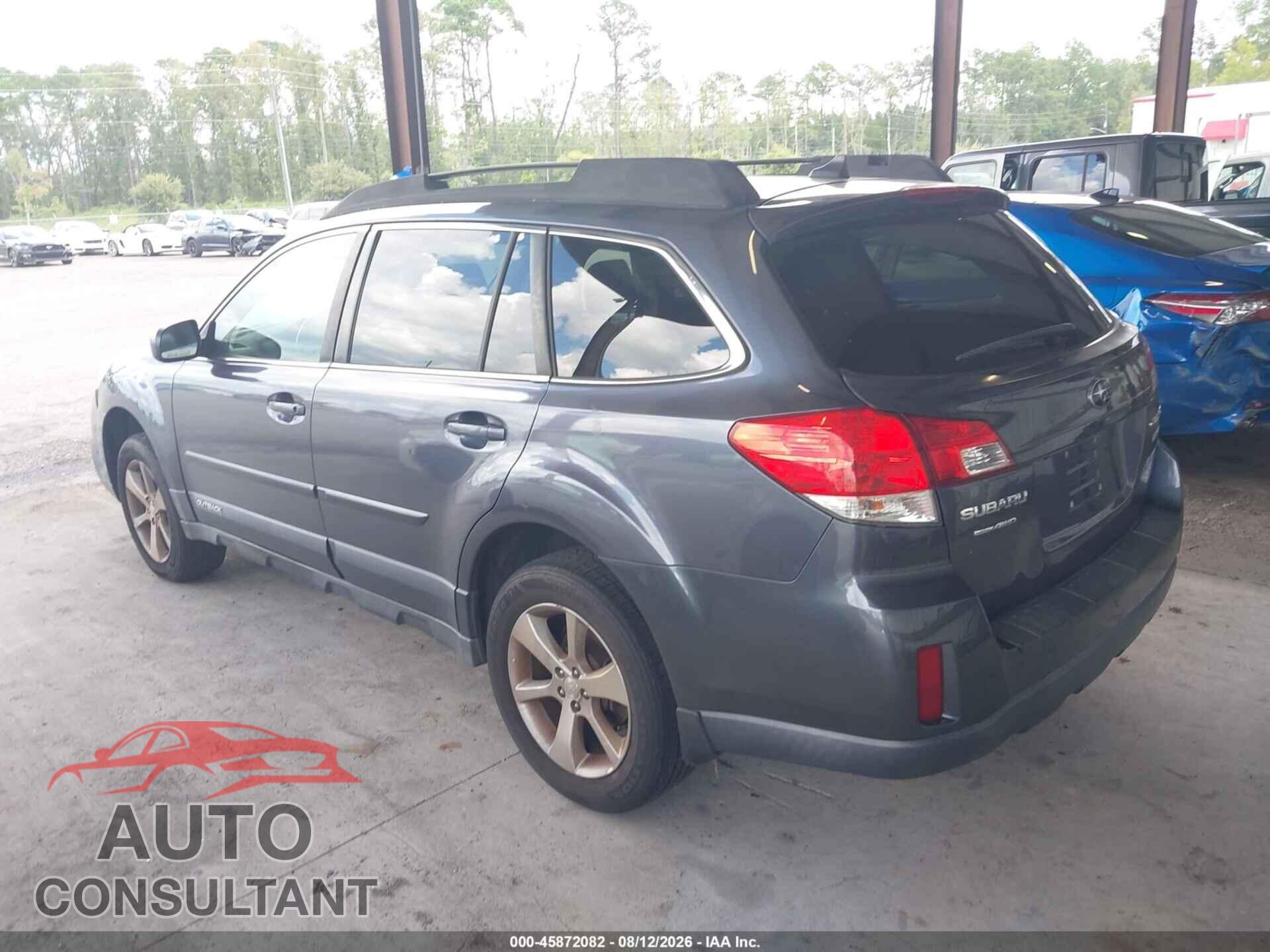 SUBARU OUTBACK 2014 - 4S4BRBLC6E3201256