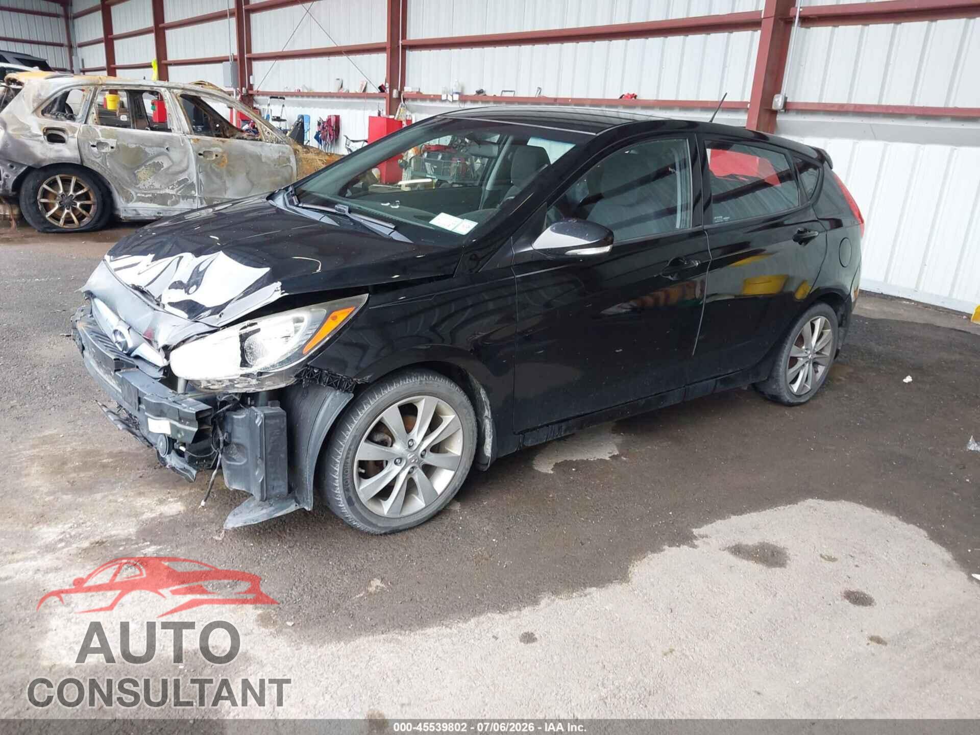 HYUNDAI ACCENT 2013 - KMHCU5AEXDU100643