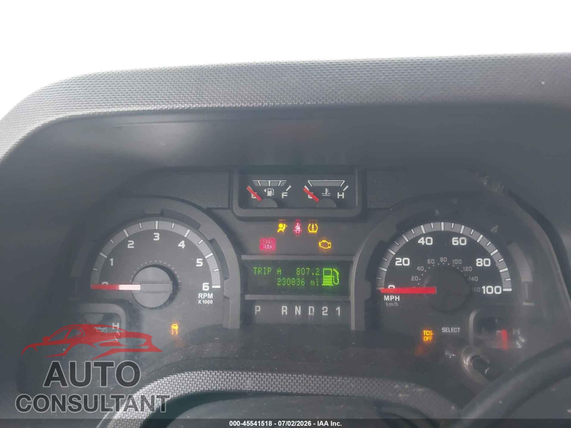 FORD E-250 2012 - 1FTNE2EL0CDB08556
