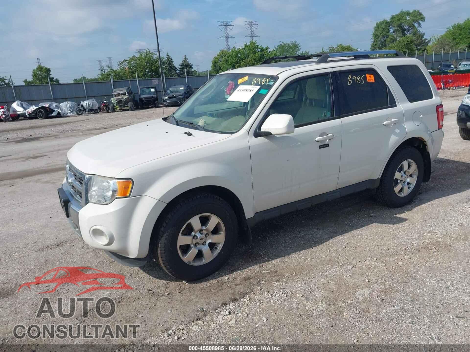 FORD ESCAPE 2011 - 1FMCU0E70BKB20567