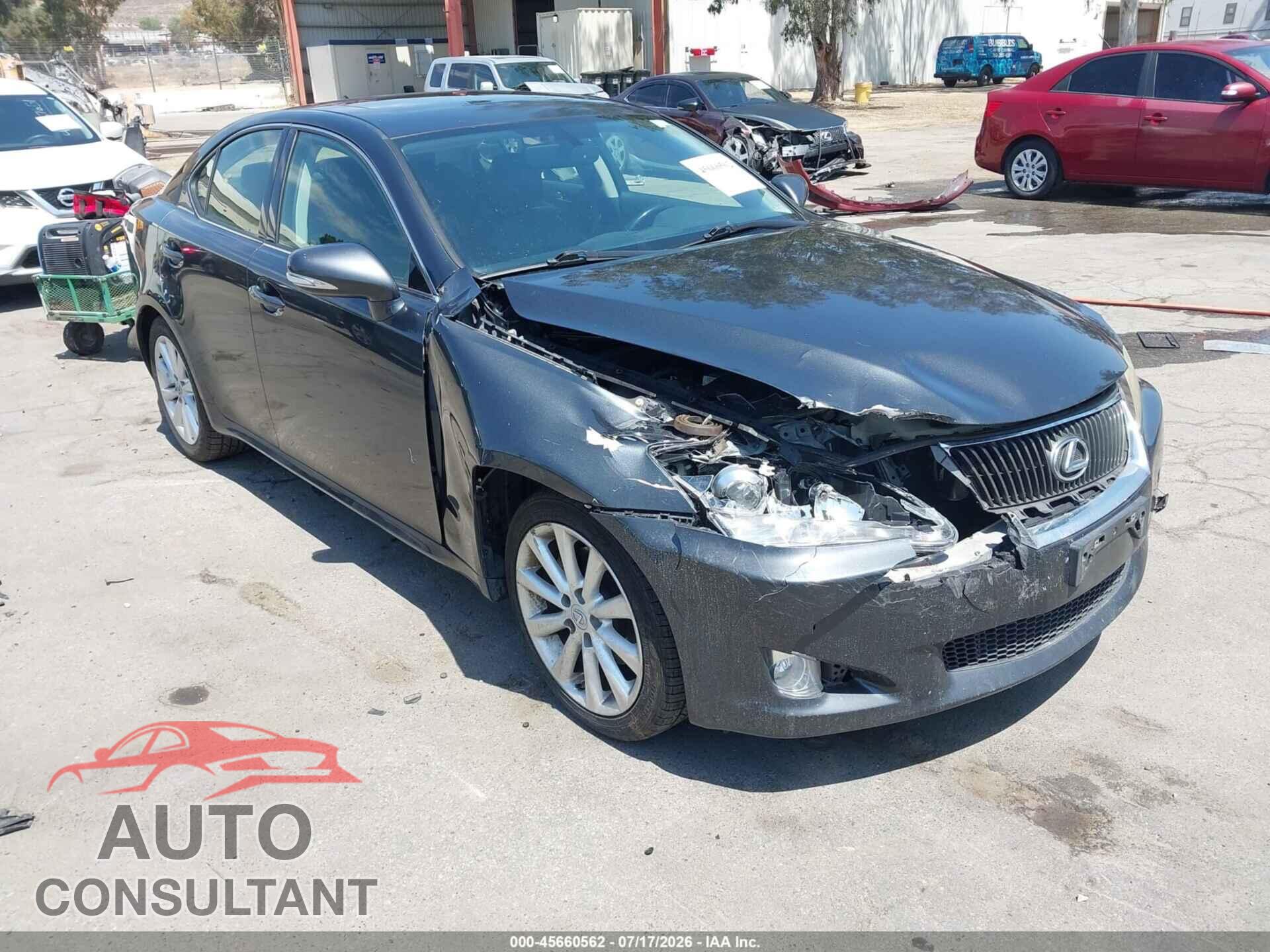 LEXUS IS 250 2010 - JTHBF5C23A5128205