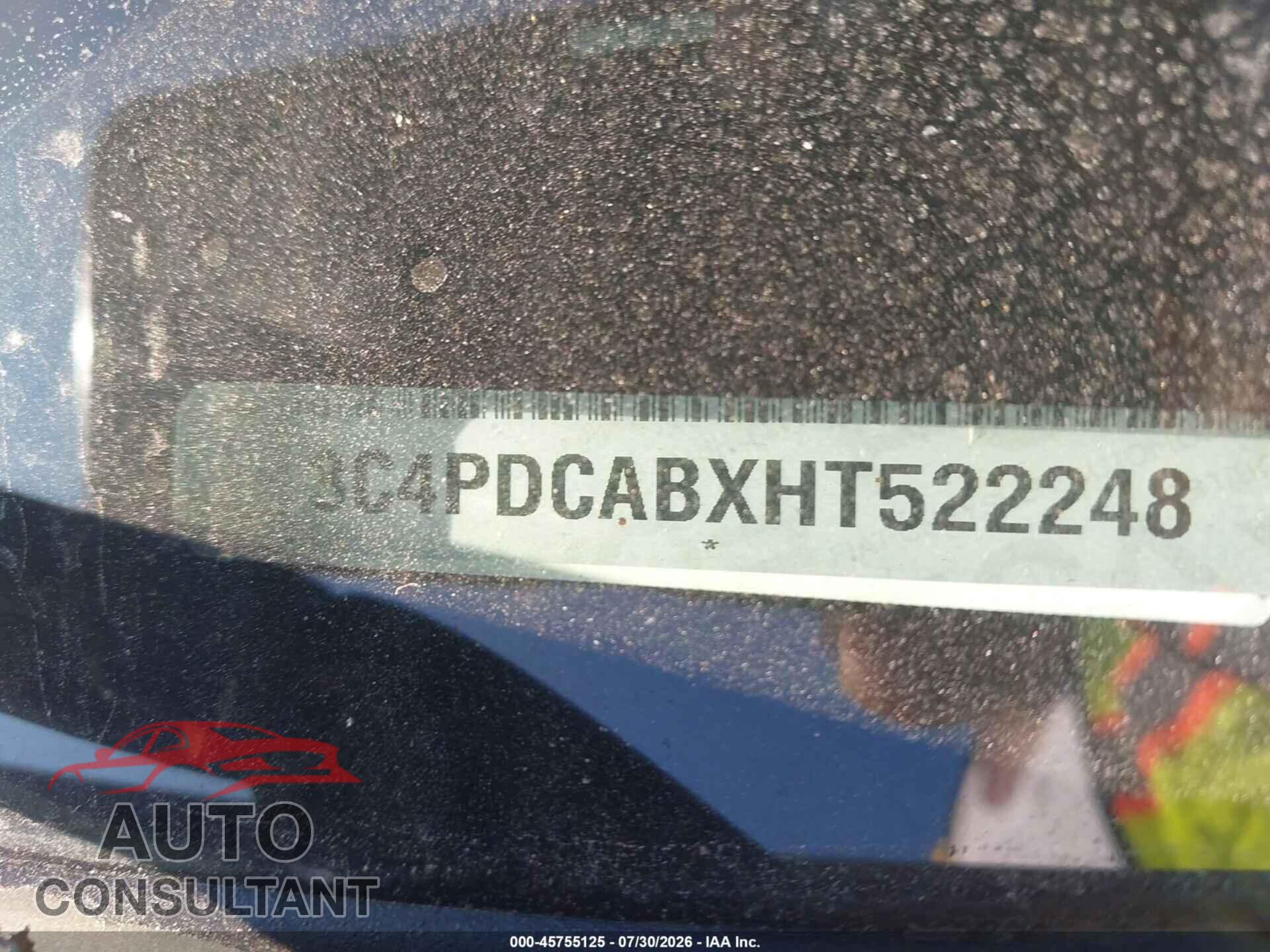 DODGE JOURNEY 2017 - 3C4PDCABXHT522248