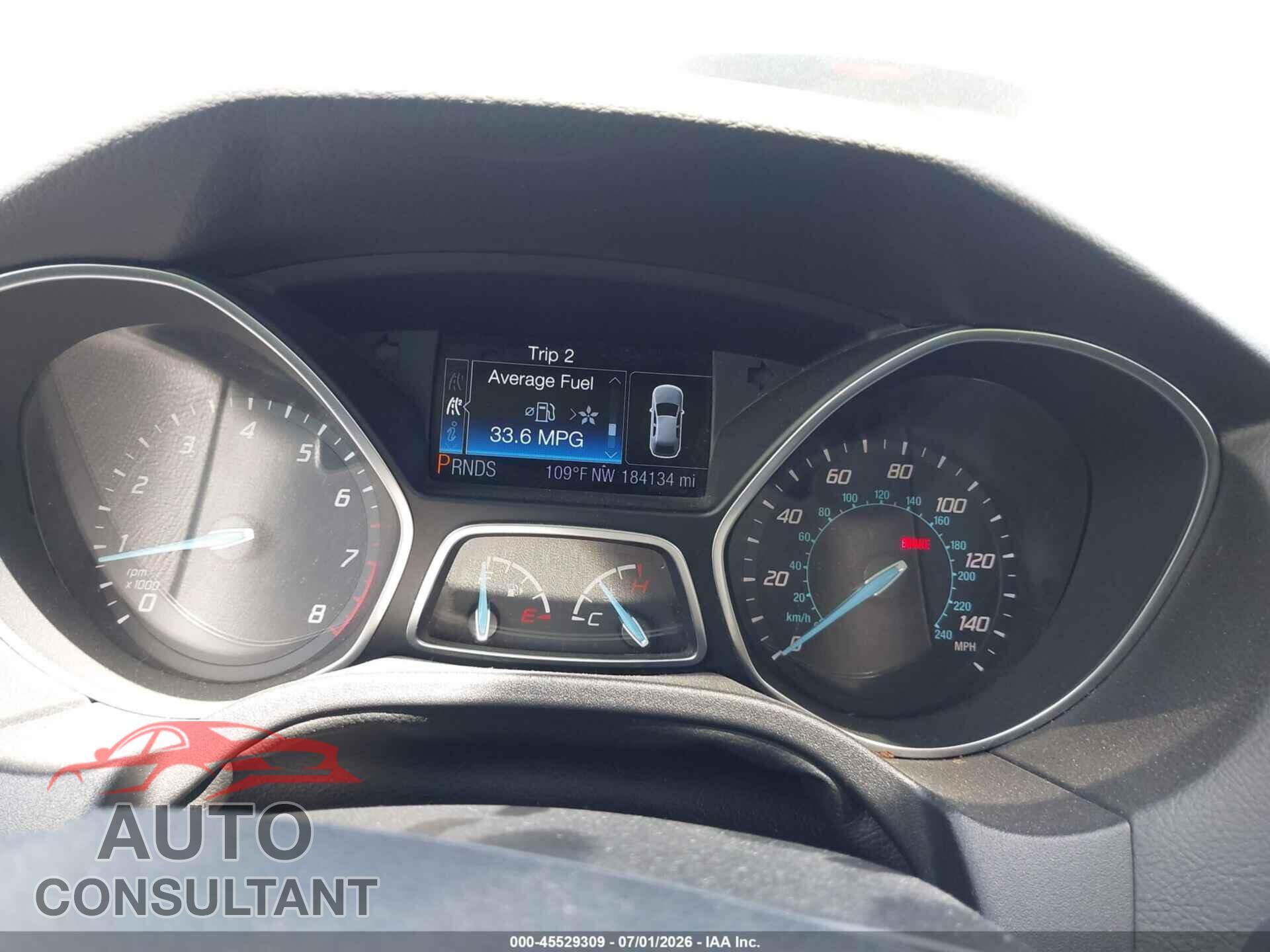 FORD FOCUS 2013 - 1FADP3N2XDL306688