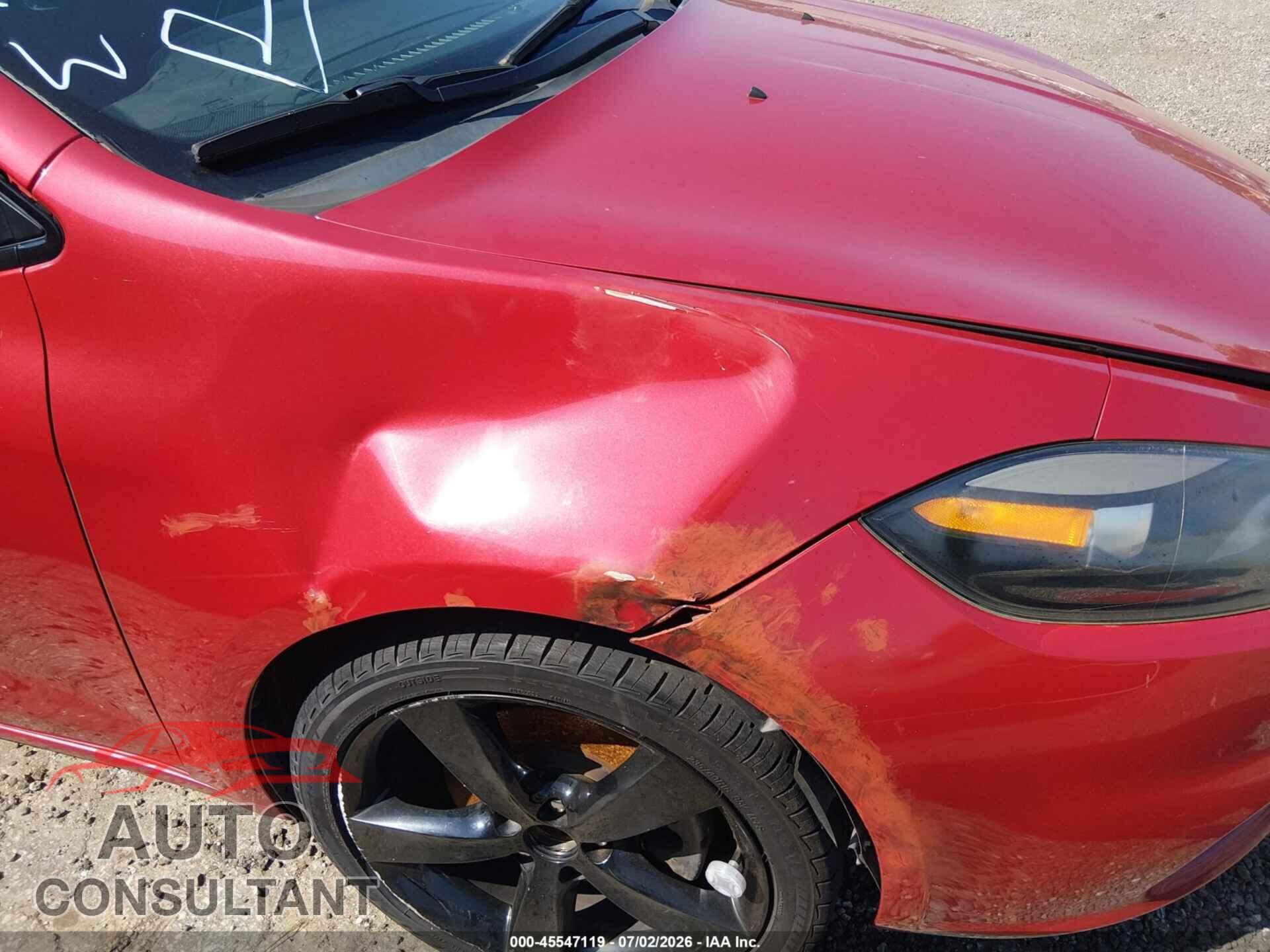 DODGE DART 2014 - 1C3CDFBB4ED770239