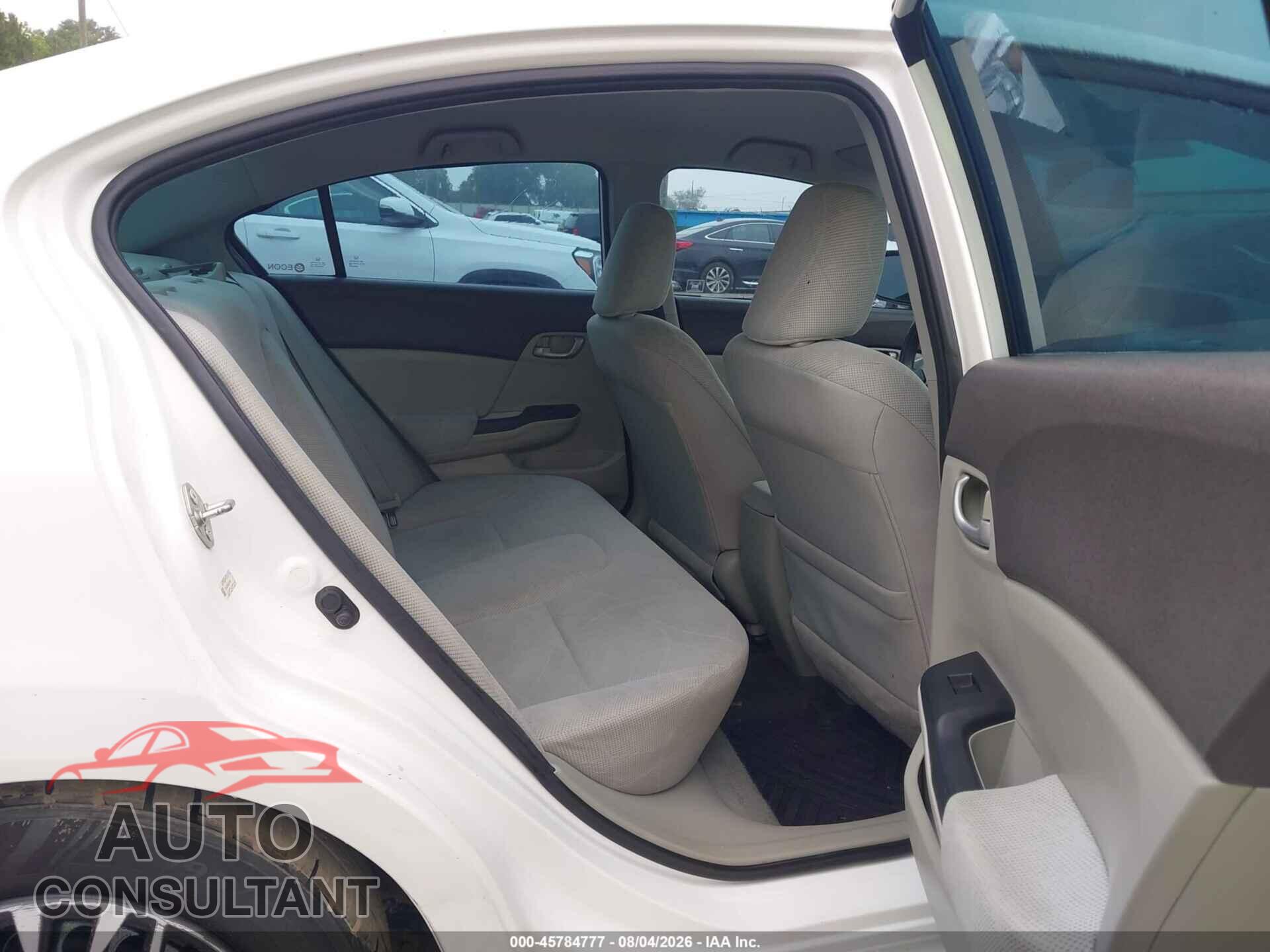 HONDA CIVIC 2012 - 19XFB2F54CE010366